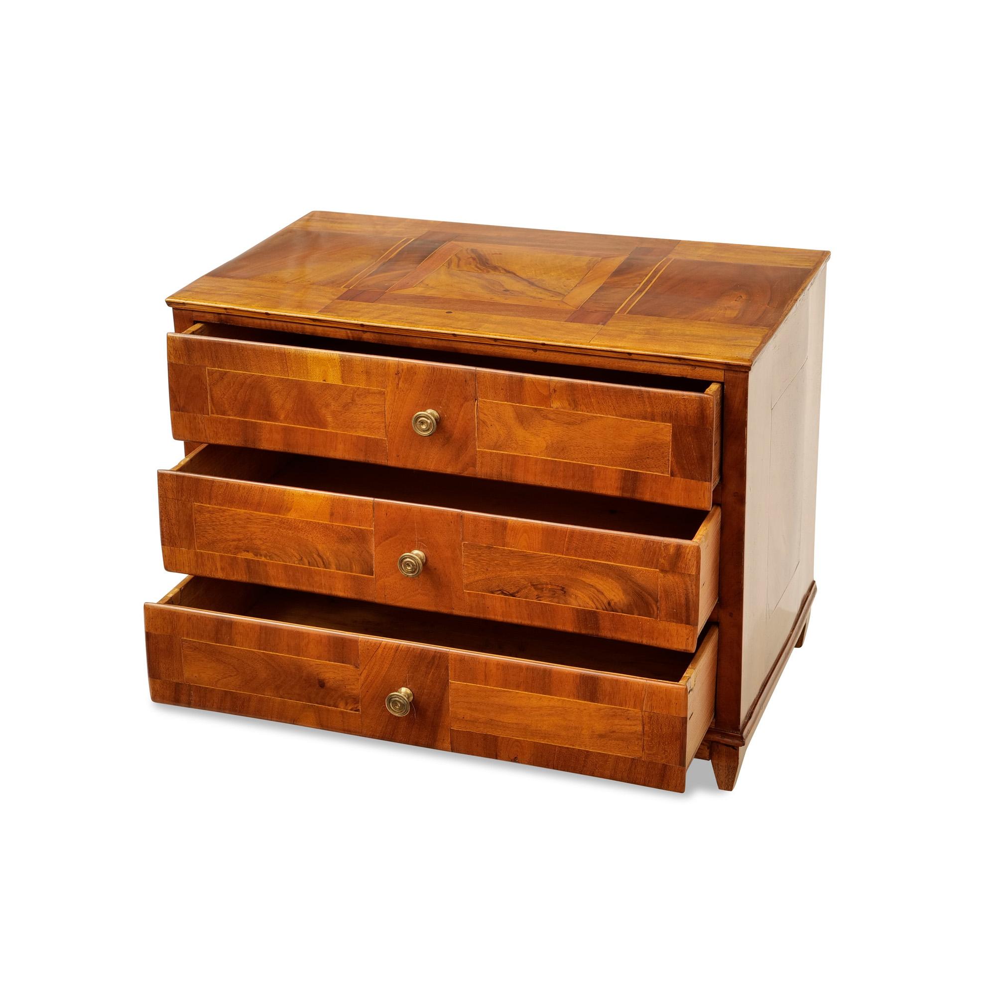 French 18th Century Louis Seize Miniature Model Chest of Drawers For Sale
