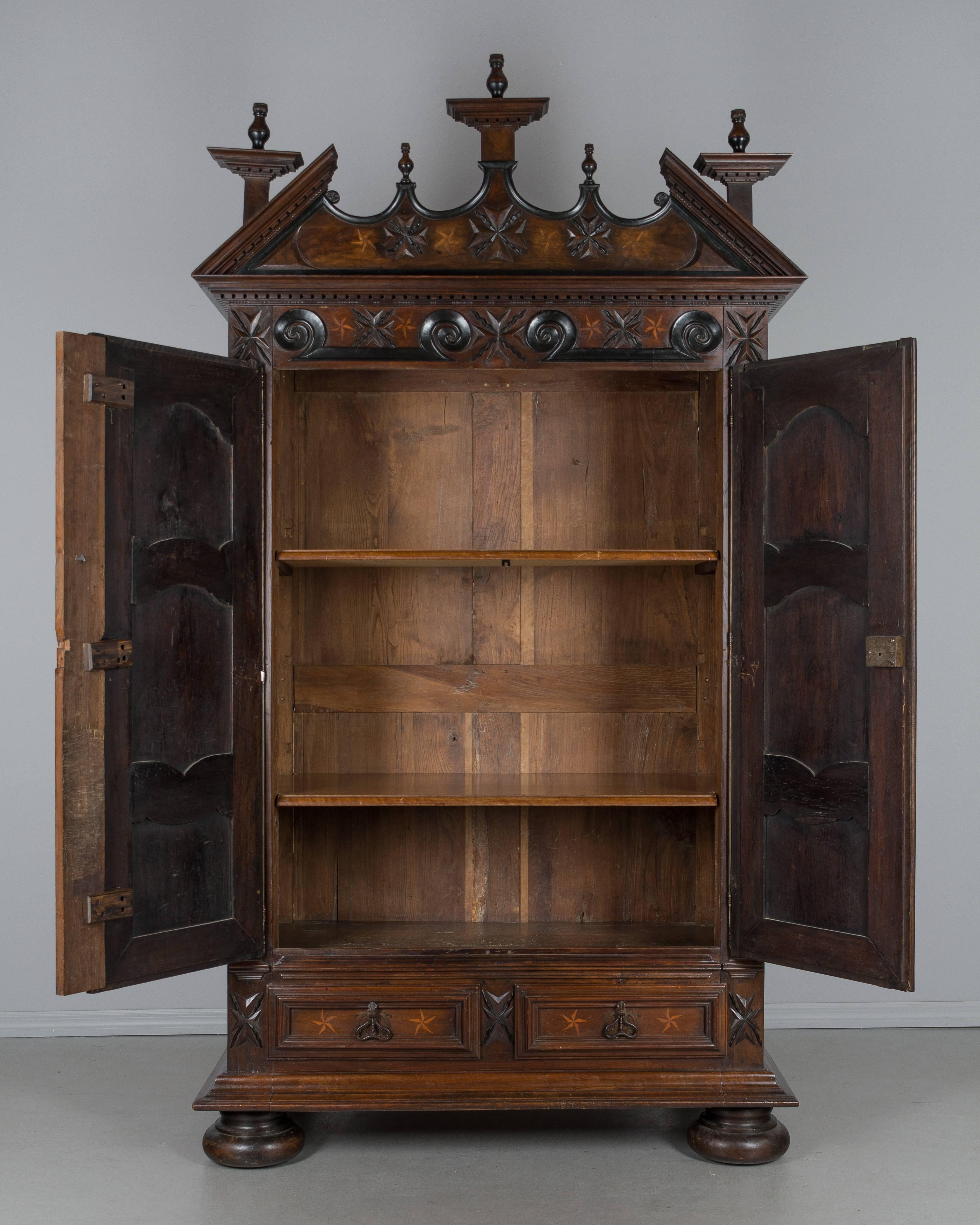French 18th Century Louis XIII Style Armoire