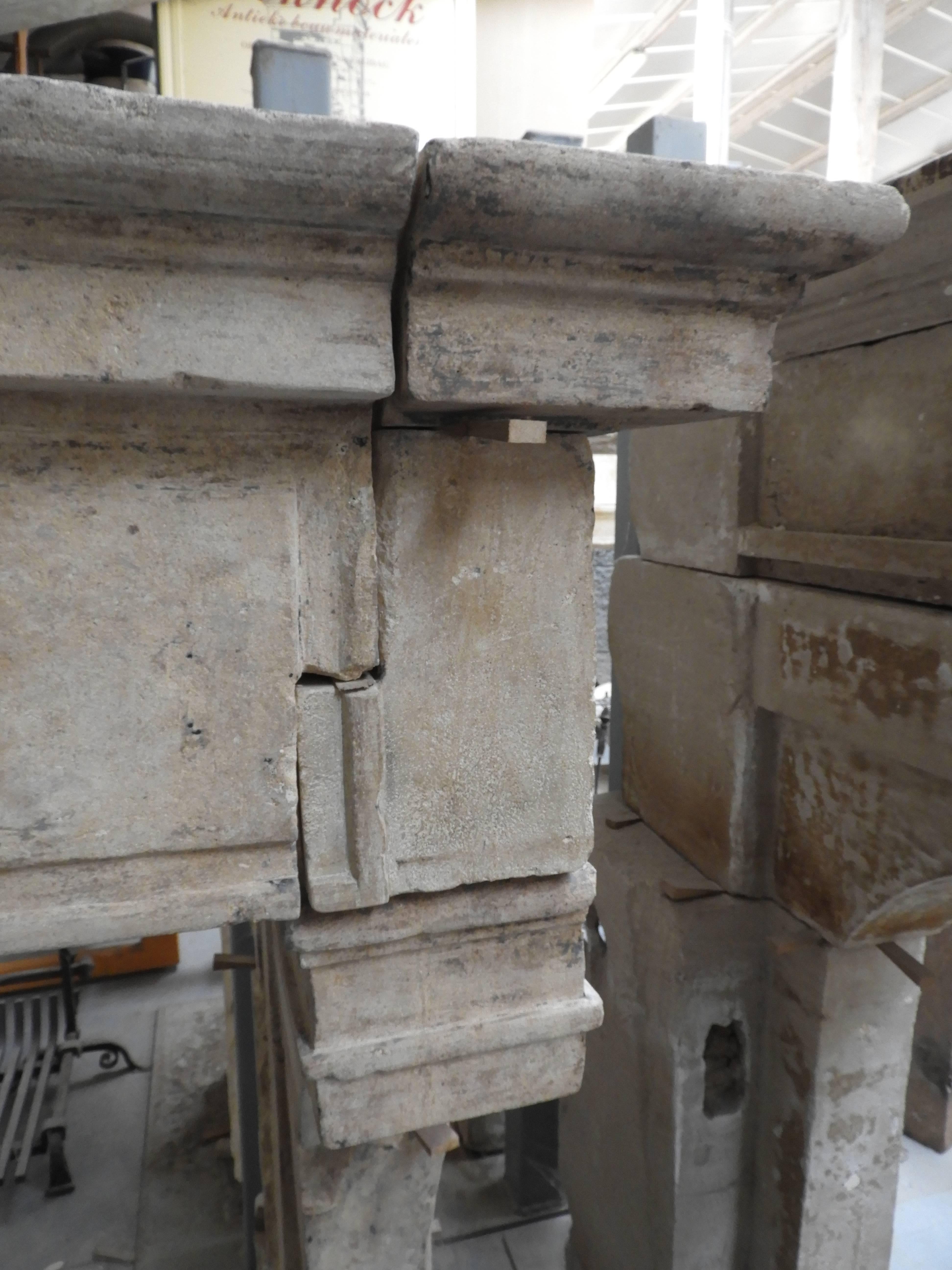 18th Century Louis XIV Fireplace in French Limestone 1