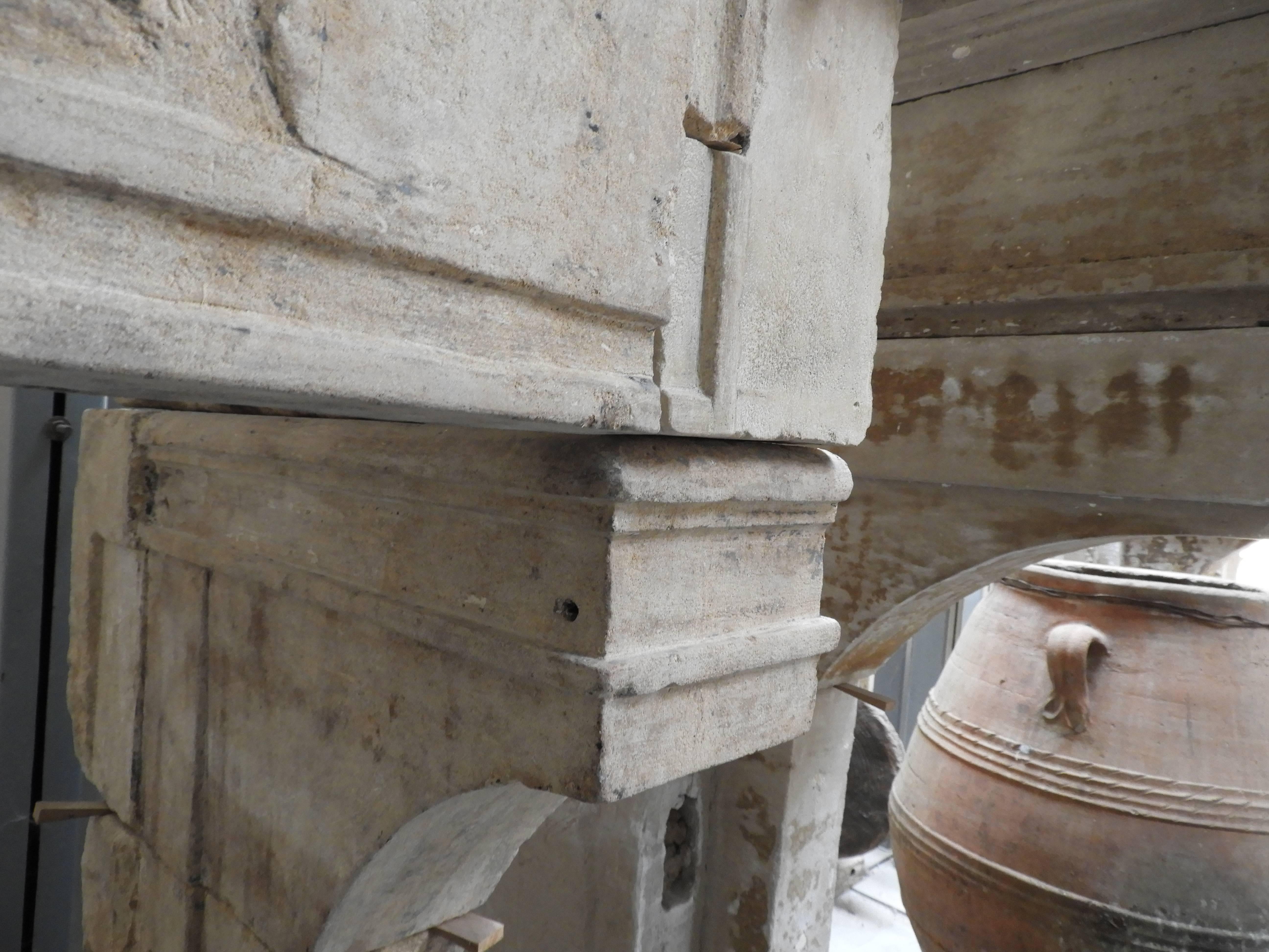 18th Century Louis XIV Fireplace in French Limestone 2