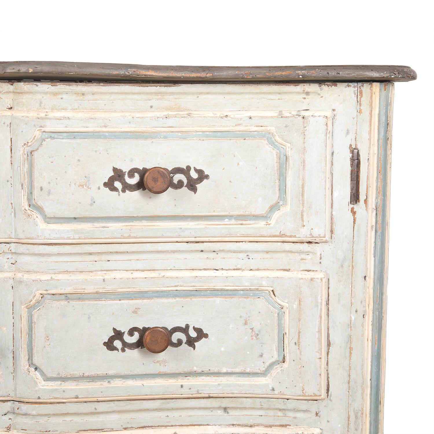 18th Century and Earlier 18th Century Louis XIV French Buffet with Original Hardware For Sale