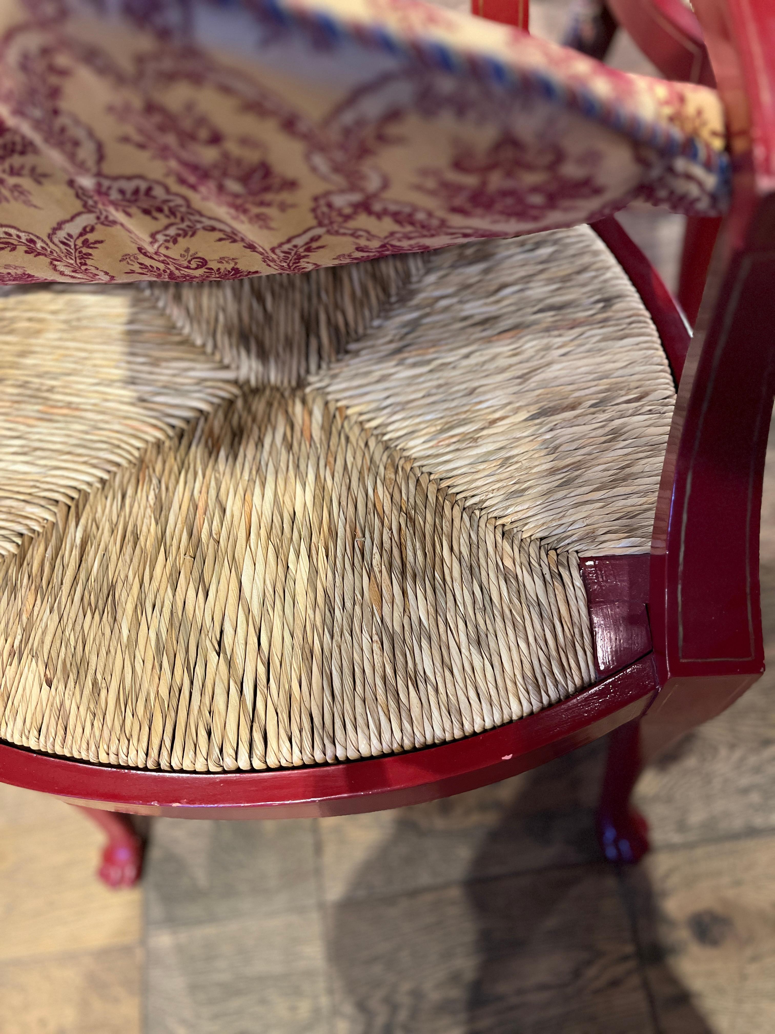 18th Century Louis XIV Lacquered Chairs Set of Eight For Sale 4
