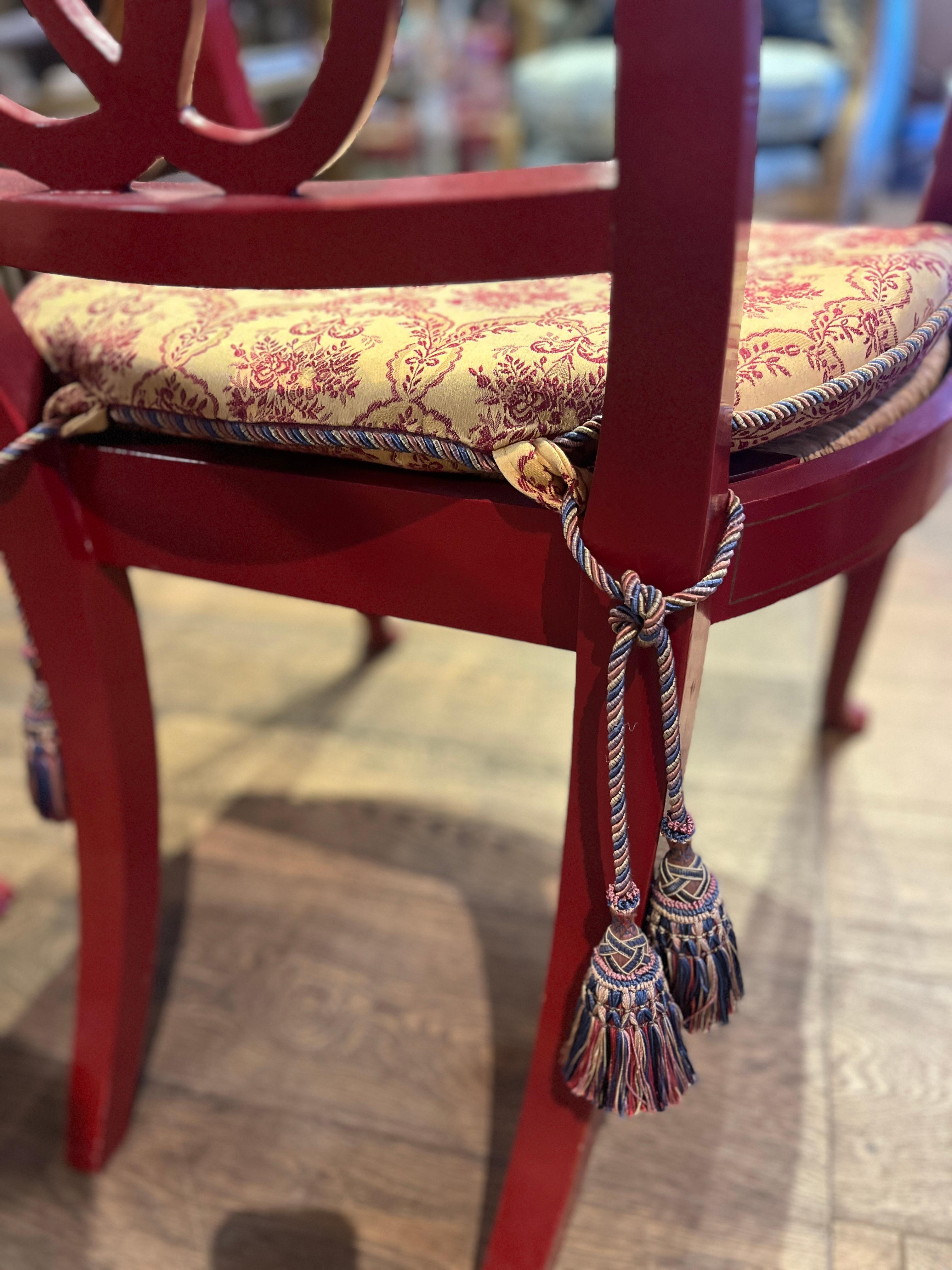 18th Century Louis XIV Lacquered Chairs Set of Eight For Sale 3