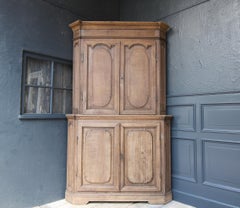 18th Century Louis XIV Style Corner Cabinet