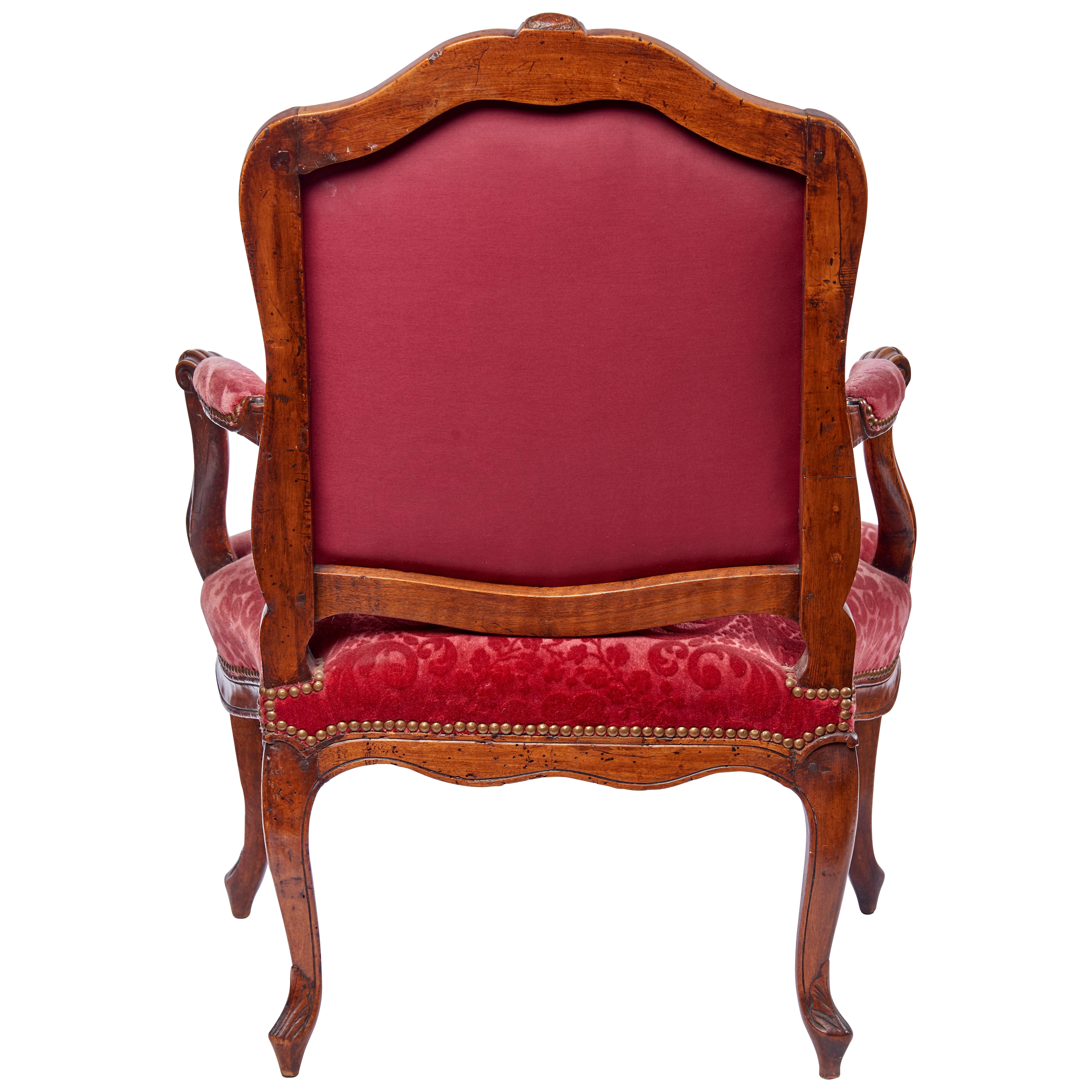 18th Century Louis XV Armchairs For Sale 1