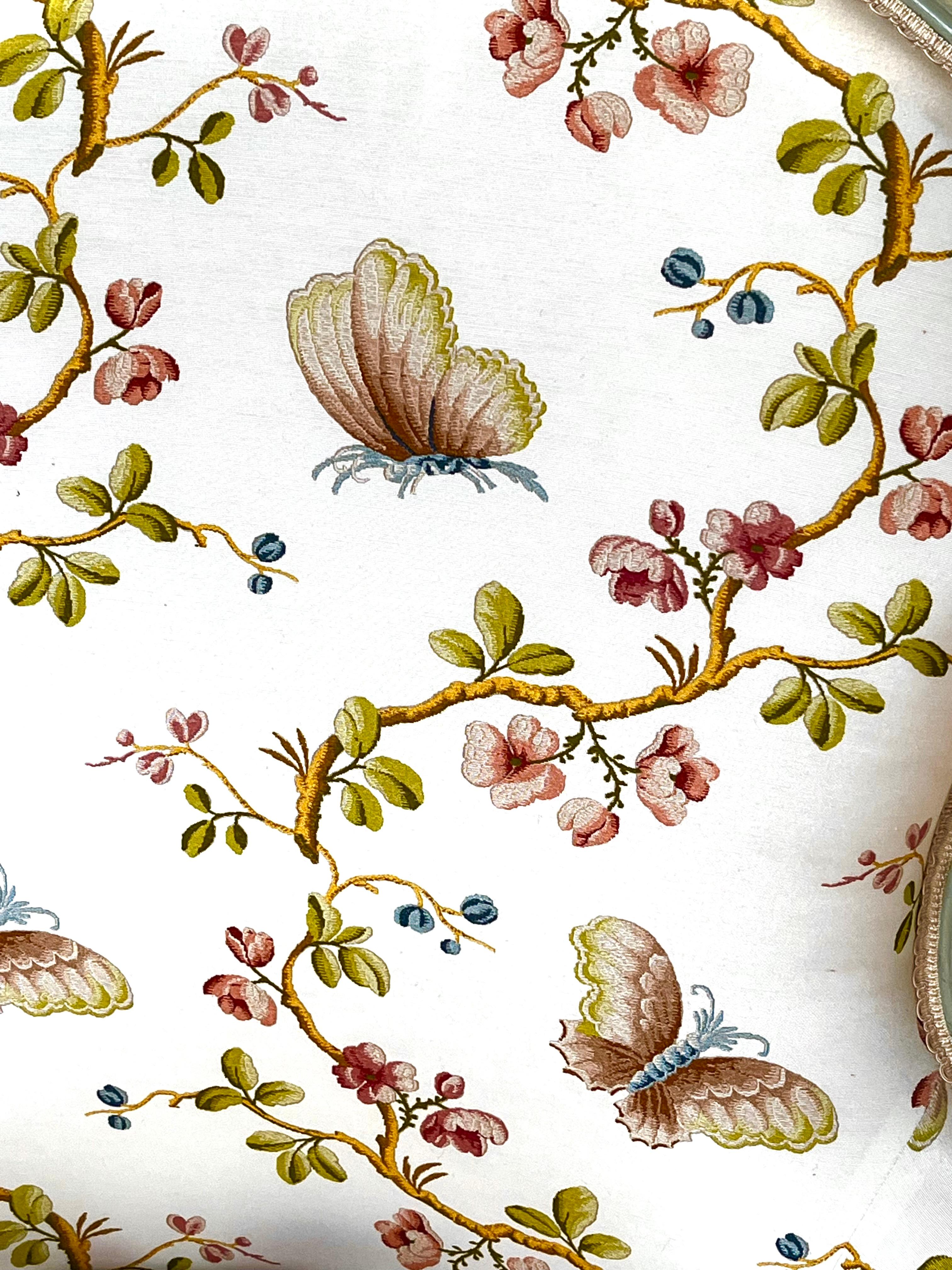 18. Jahrhundert Louis XV Bergère, Pierre Frey Stoff (Louis XV.) im Angebot