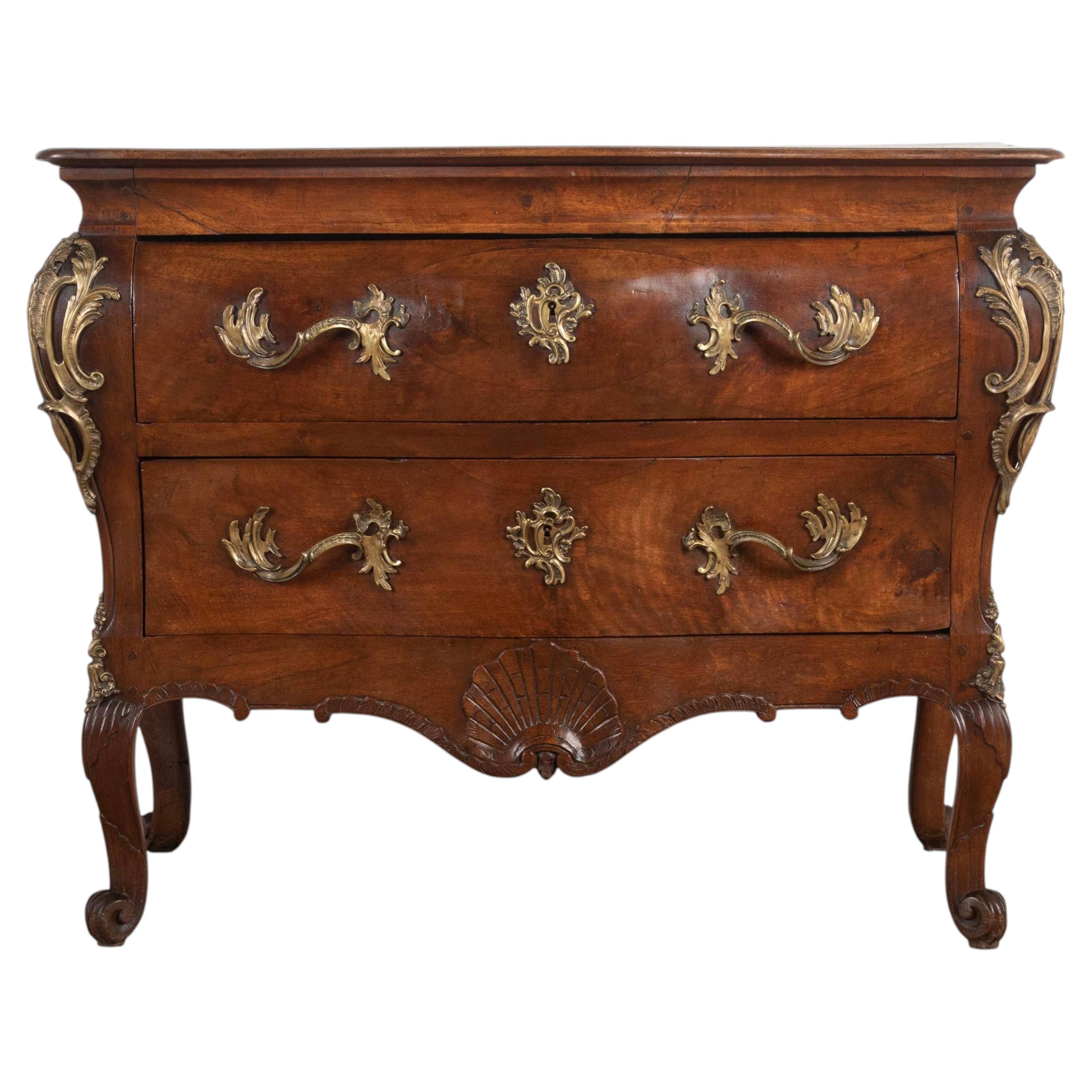 18th Century Louis XV Bordelaise Walnut Commode