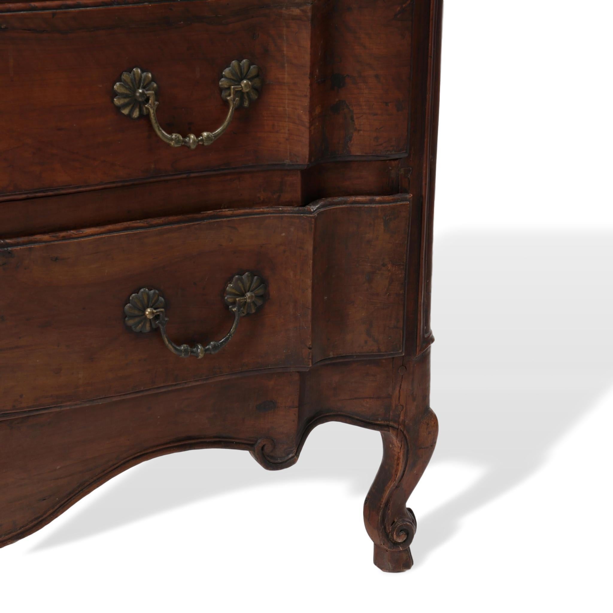 18th Century Louis XV Carved Cherry Commode, French, circa 1750 7