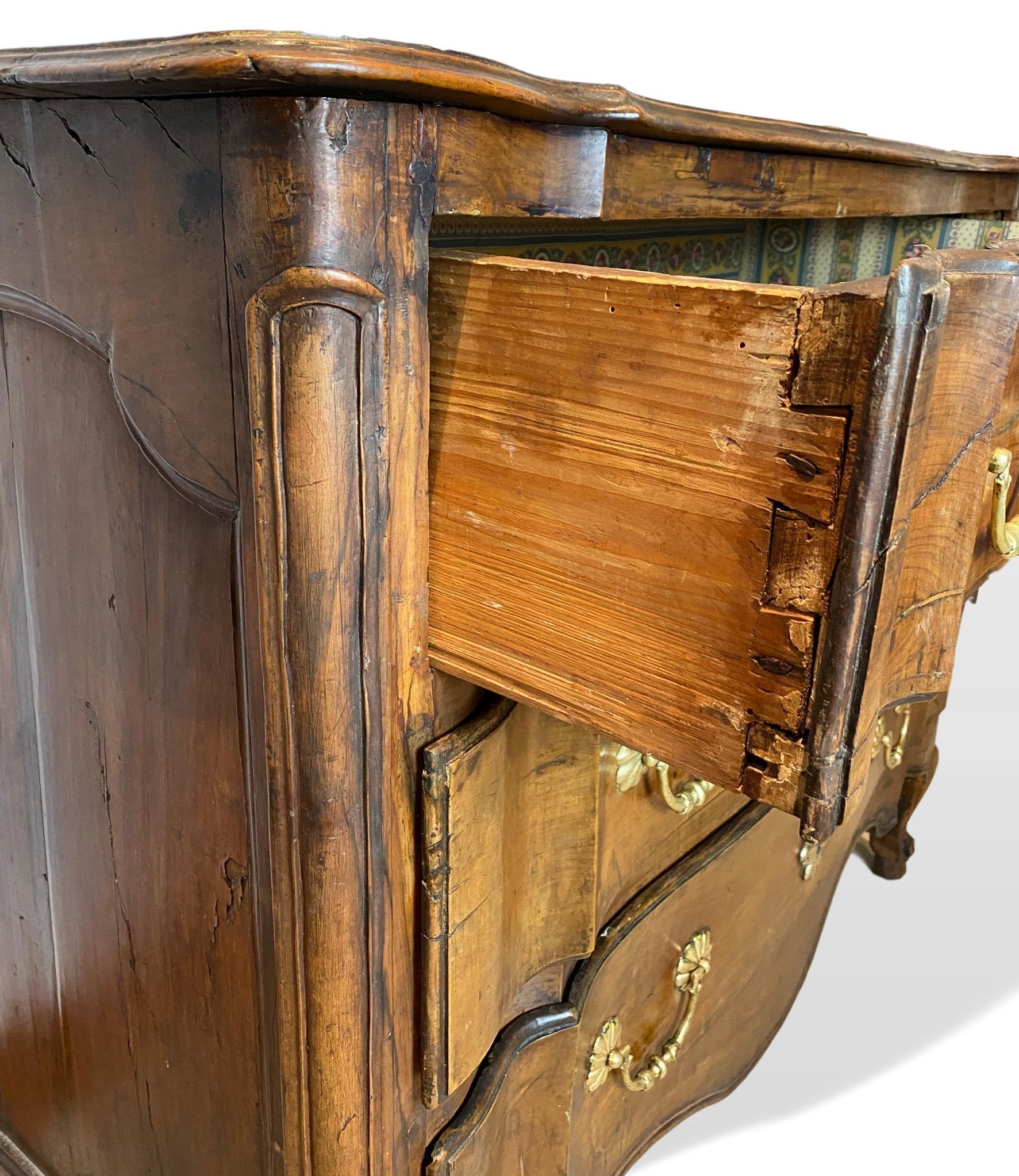 18th Century Louis XV Carved Cherry Commode, French, circa 1750 2