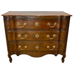 18th Century Louis XV Carved Cherry Commode, French, circa 1750