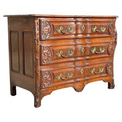 Antique 18th Century - Louis XV Chest Of Drawers In Walnut