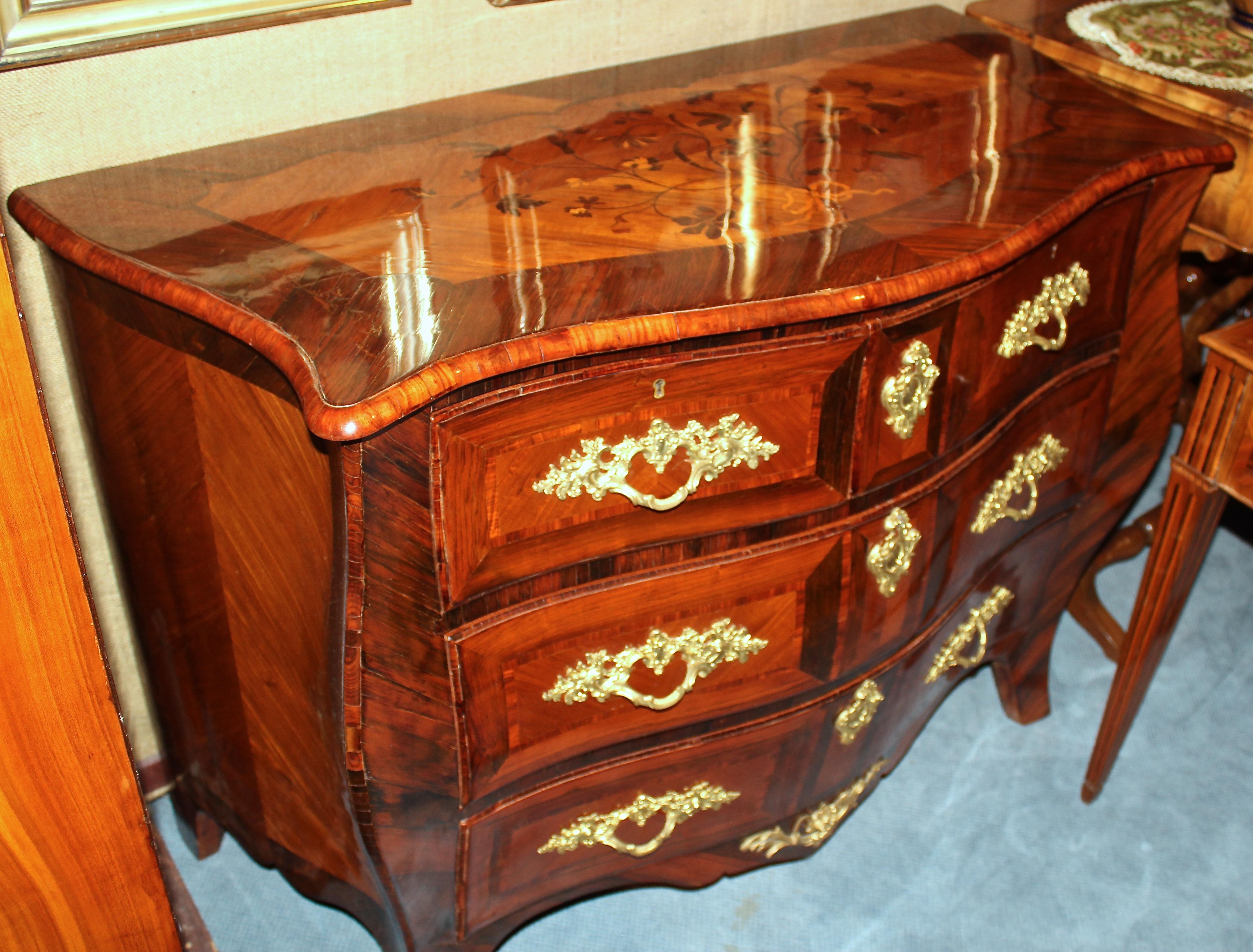 18th Century Louis XV Commode (Marketerie)