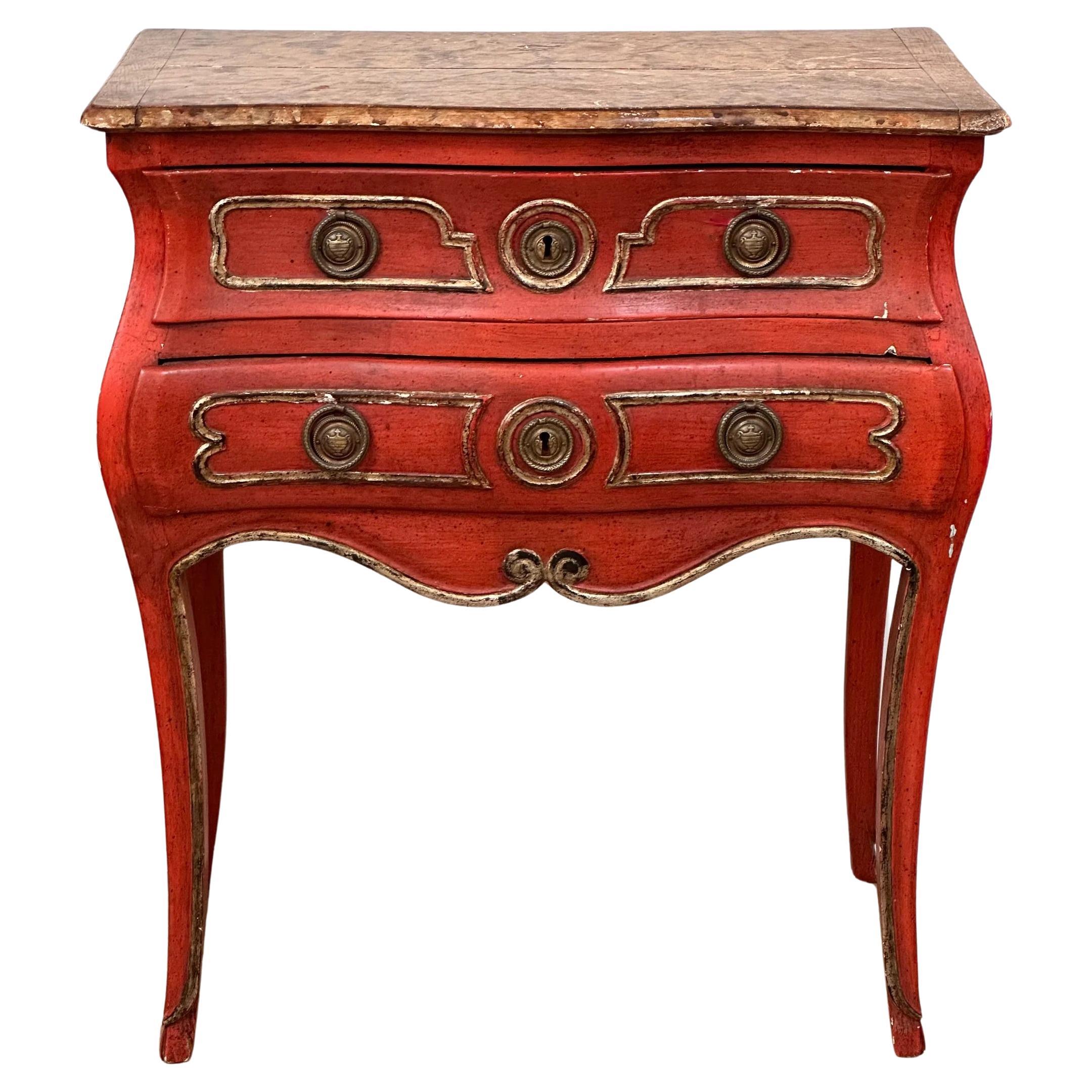 18th Century Louis XV Commode with Faux Marble Top