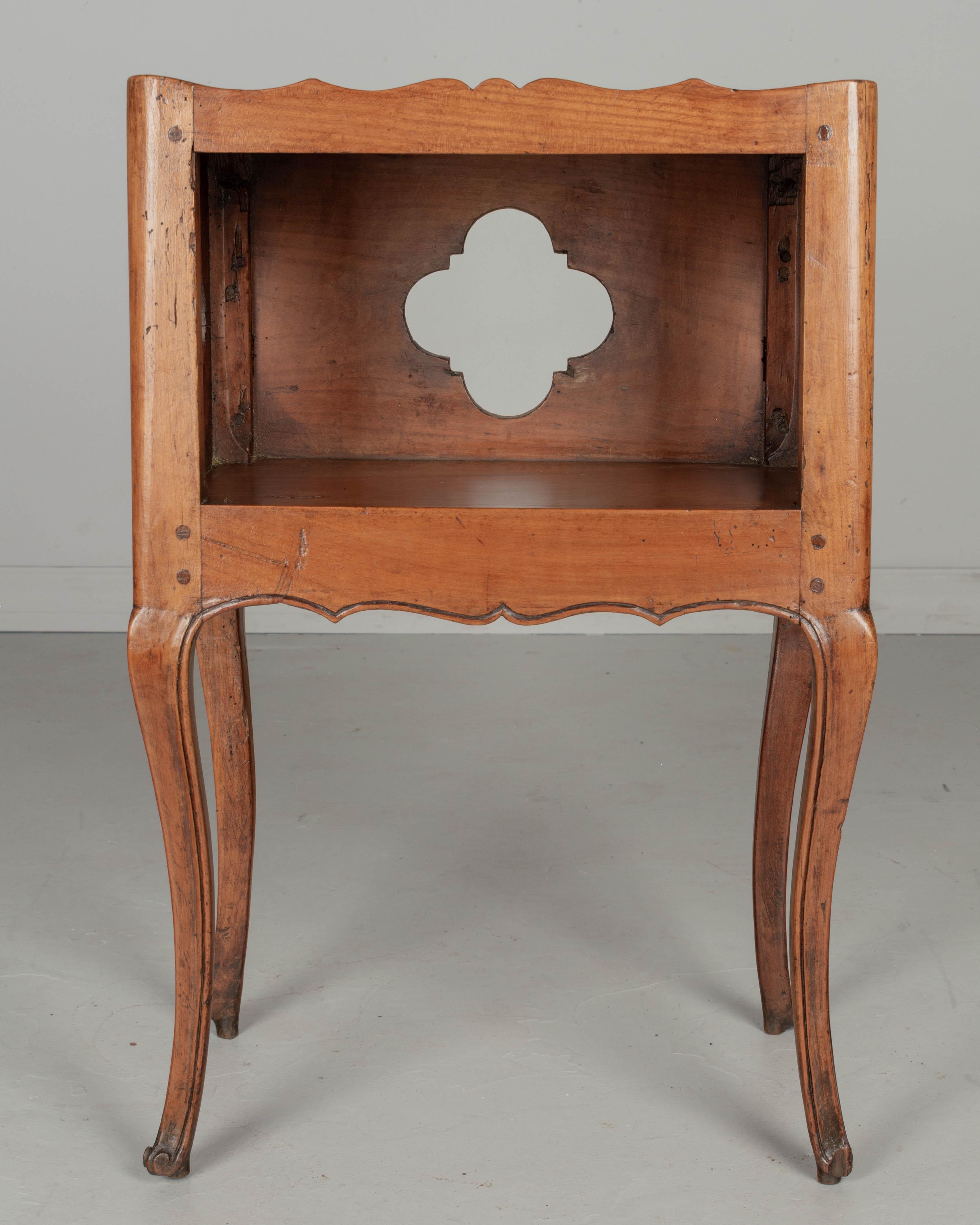 Cherry 18th Century Louis XV Country French Side Table For Sale