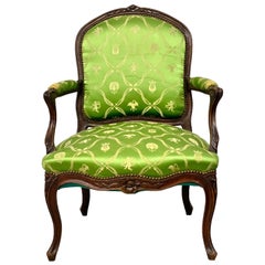 Fauteuil à La Reine Siglo XVIII Época Luis XV