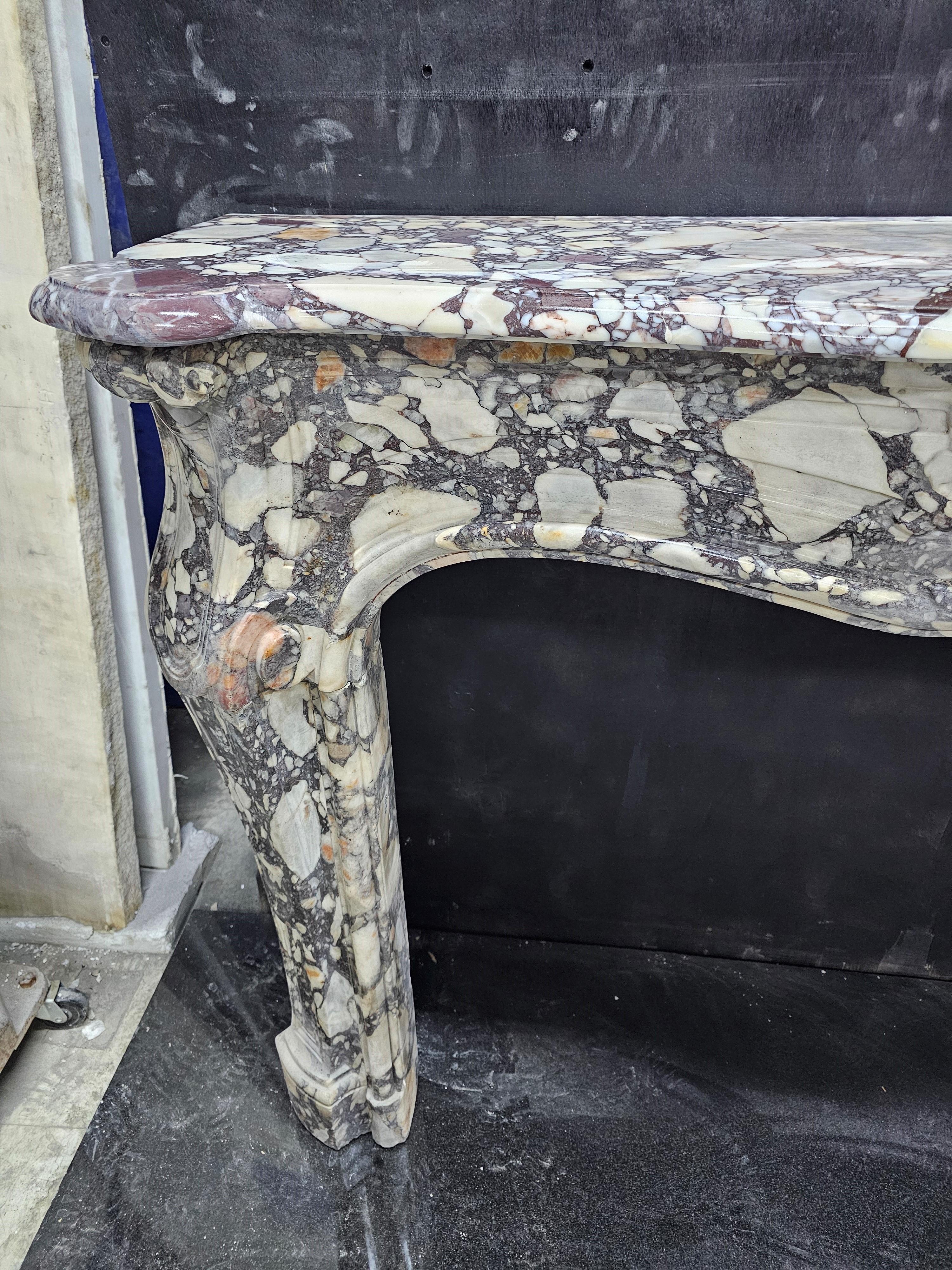 18th Century Louis XV French Chimneypiece In Good Condition For Sale In New York, NY