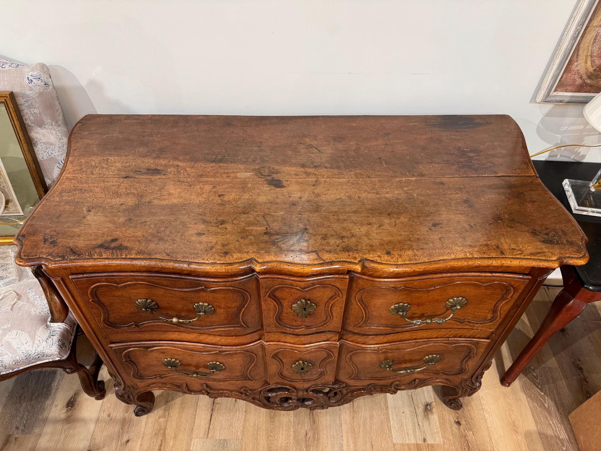 Wood 18th Century Louis XV French Provincial Commode - Arles For Sale