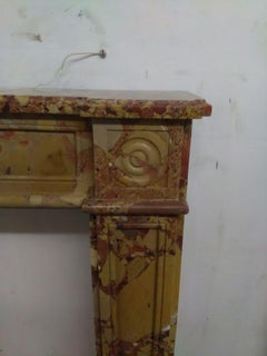 18th Century Louis XV Mantel in Breche De Alep