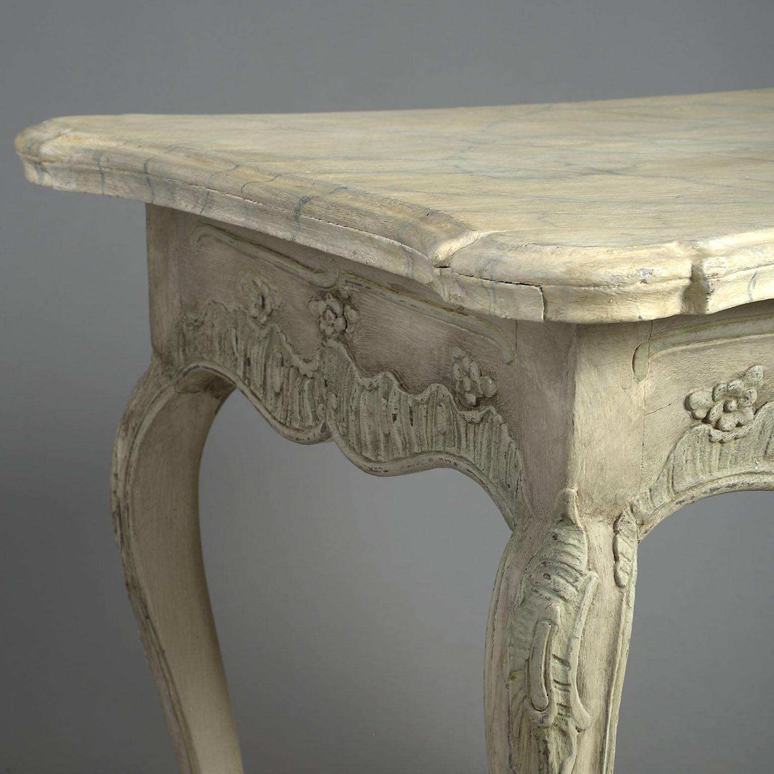 Mid-18th Century 18th Century Louis XV Painted Centre Table