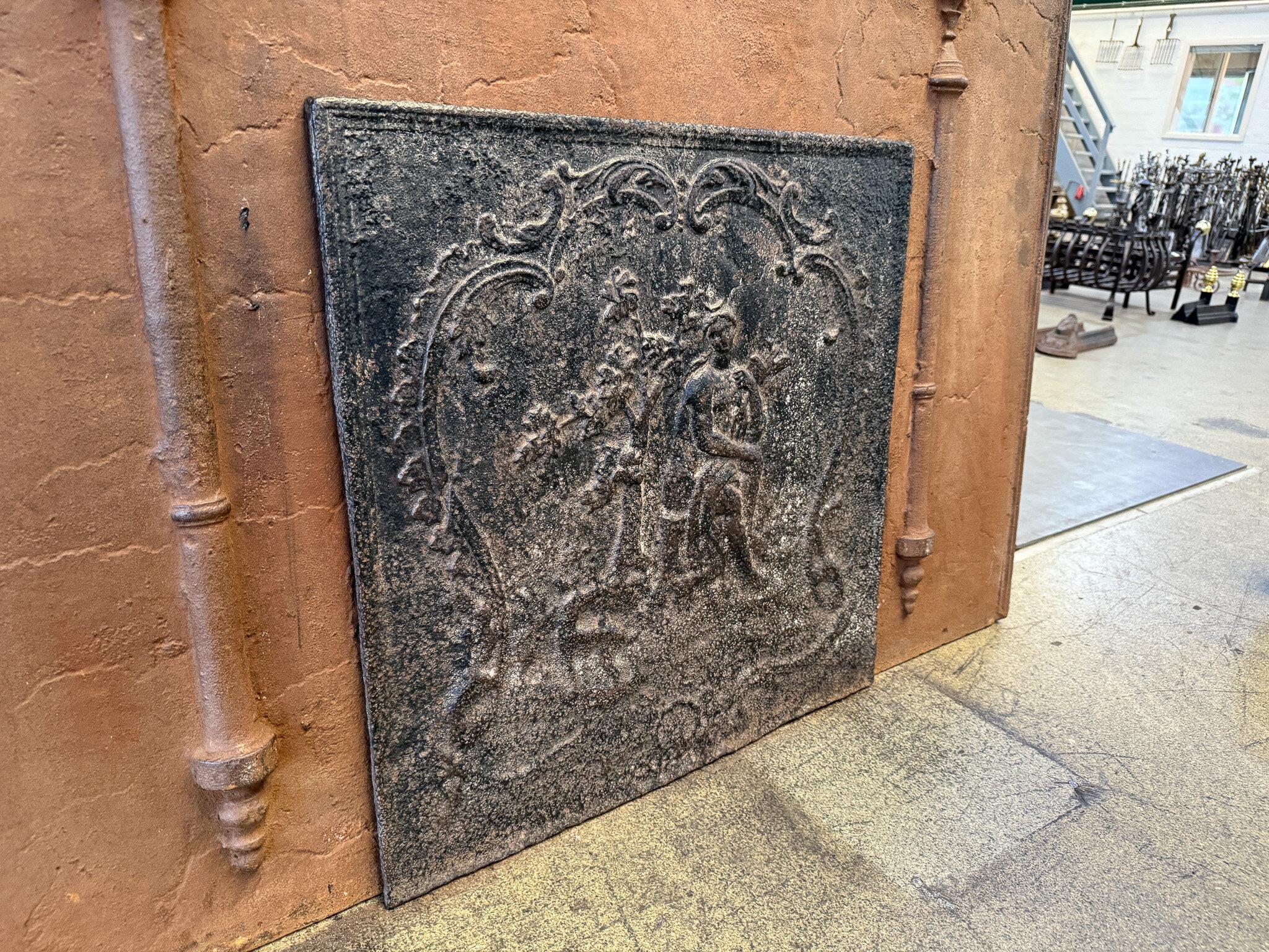 18th Century Louis XV Period 'Diana Bathing' Fireback / Backsplash For Sale 4