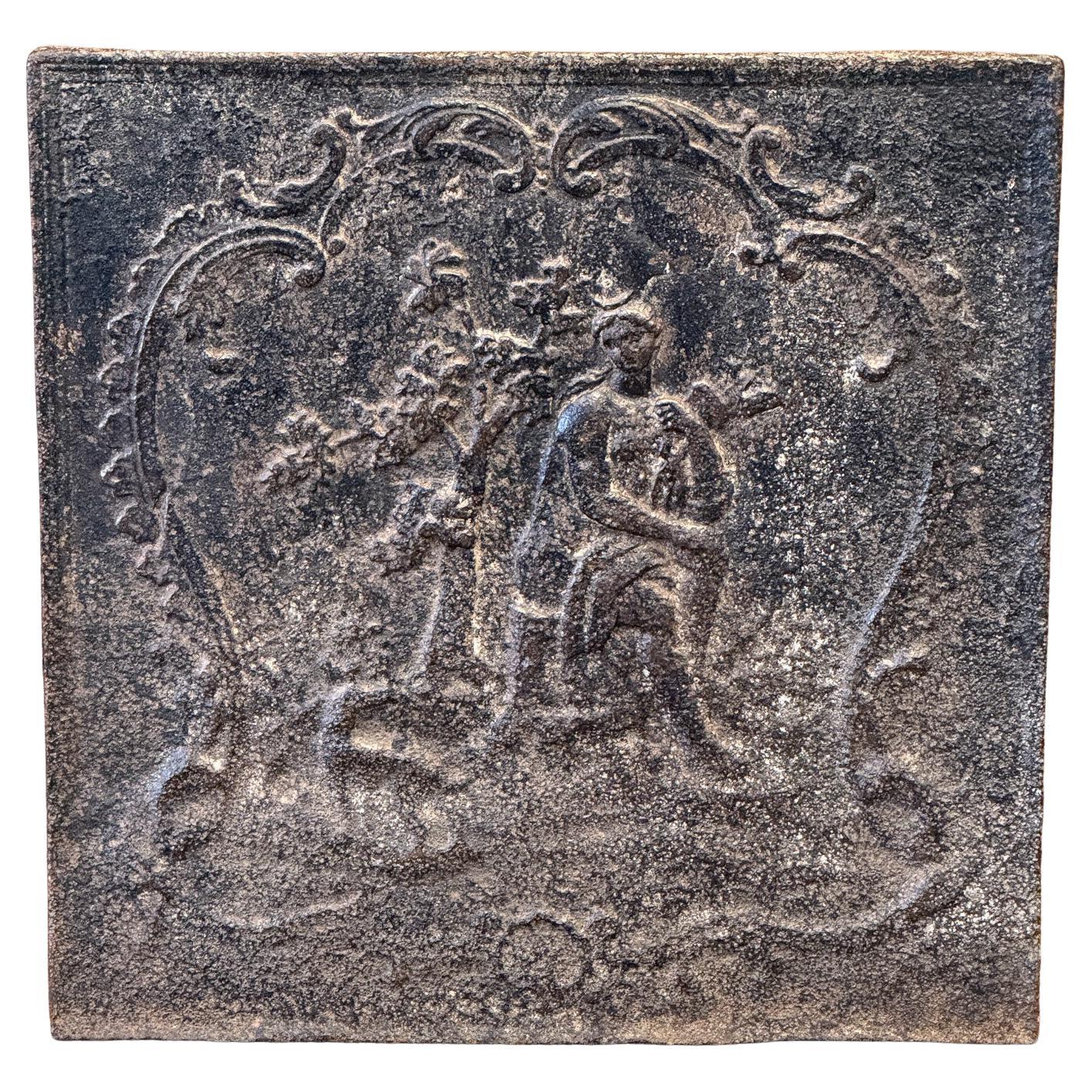 18th Century Louis XV Period 'Diana Bathing' Fireback / Backsplash