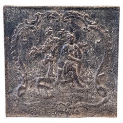Parafuoco del XVIII secolo del periodo Luigi XV "Diana che fa il bagno".