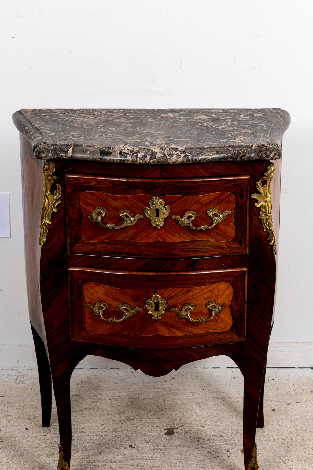 French 18th Century Louis XV Petite Commode For Sale