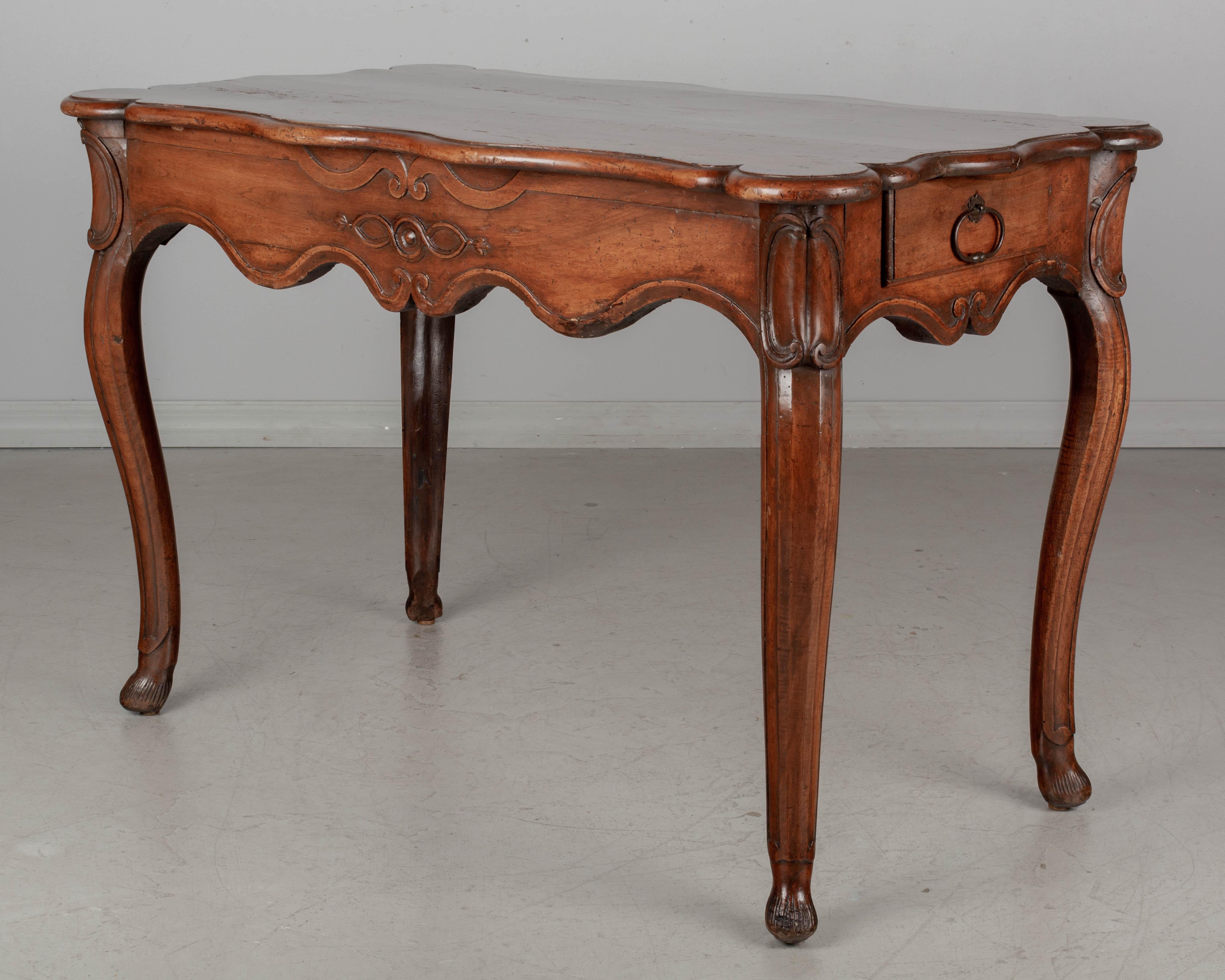 Hand-Carved 18th Century, Louis XV Provencal Center Table For Sale