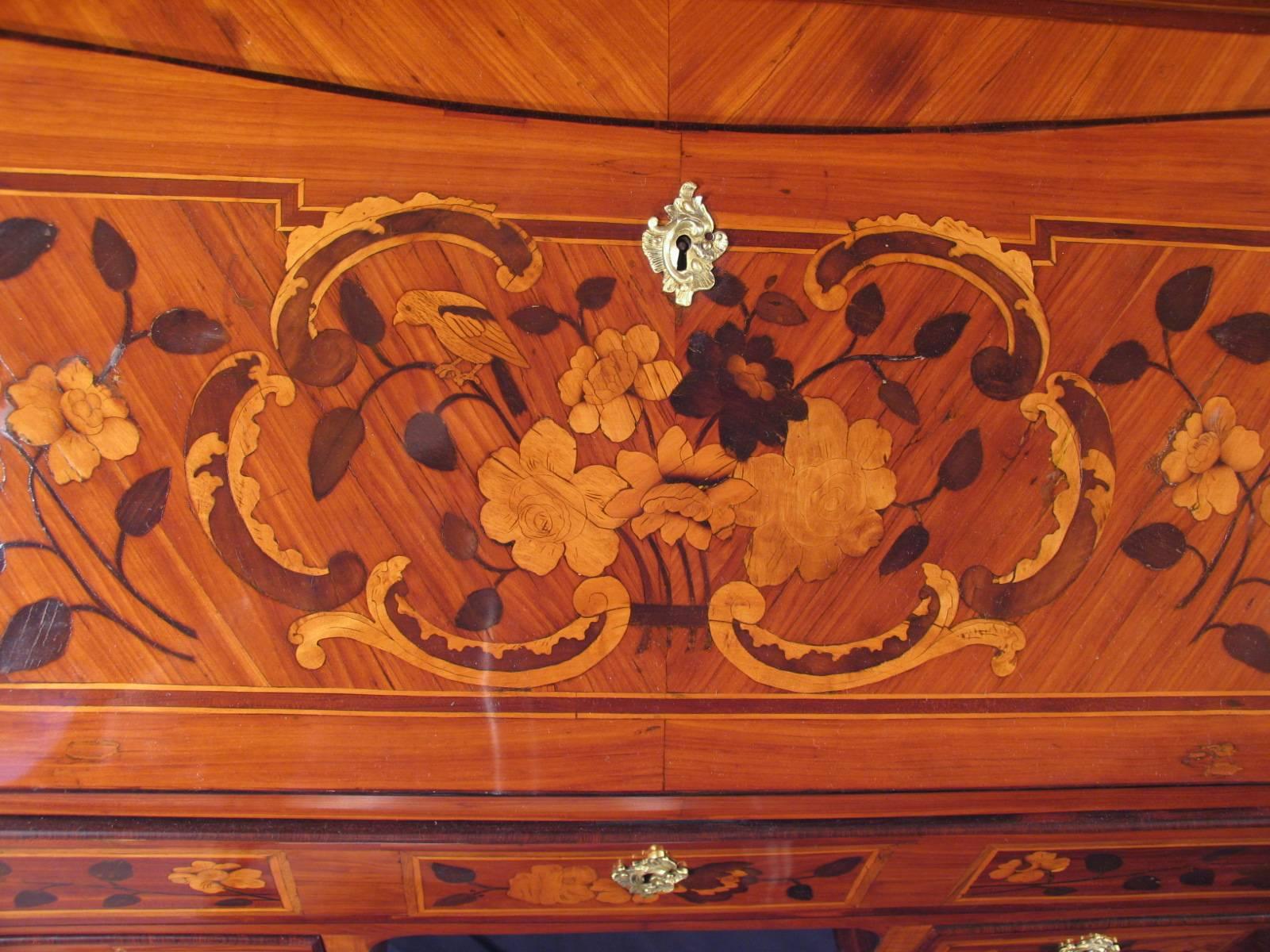 Marquetry 18th Century Louis XV Secretary, France, 1770 For Sale