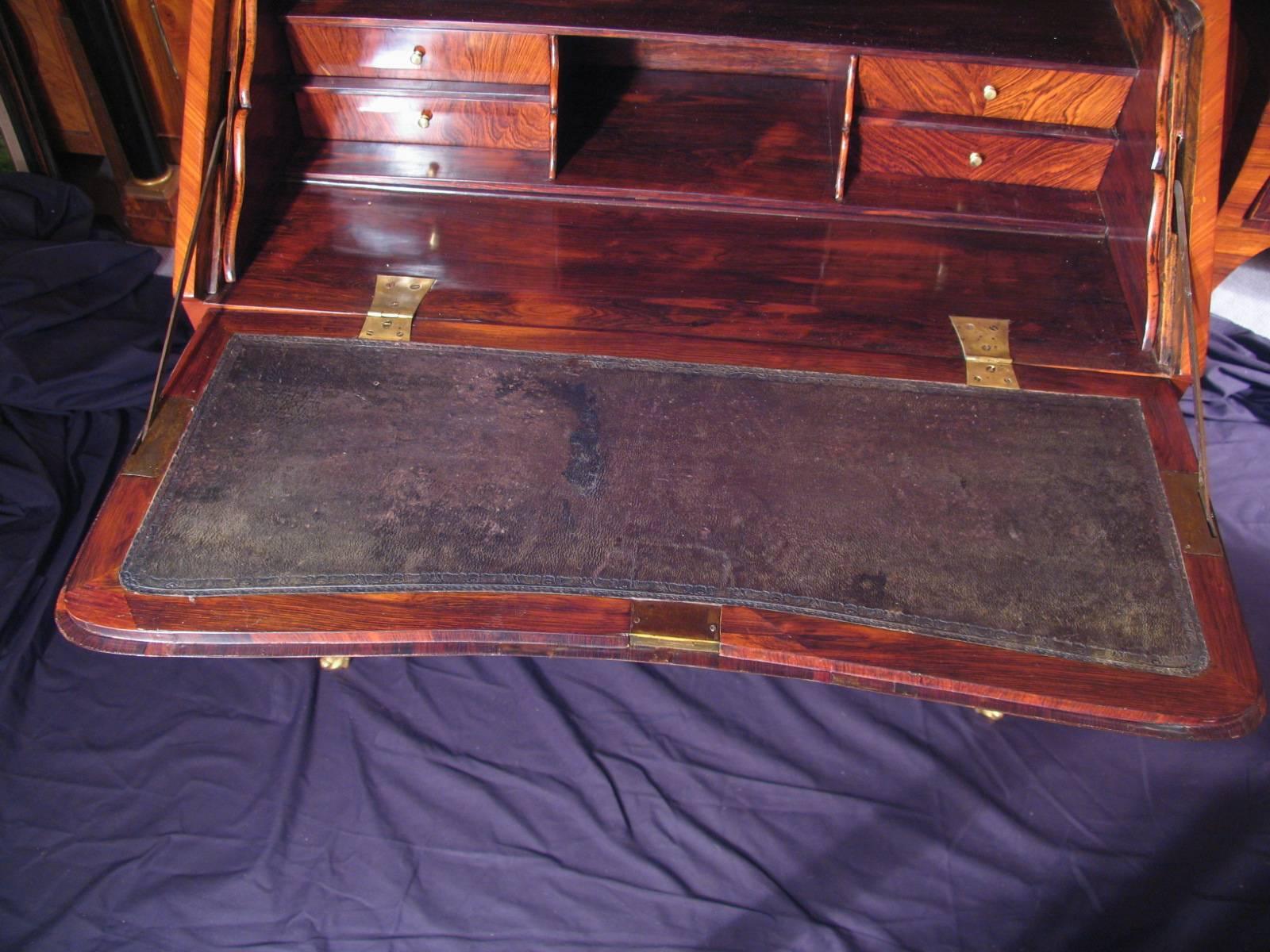 18th Century Louis XV Secretary, France, 1770 In Good Condition For Sale In Belmont, MA