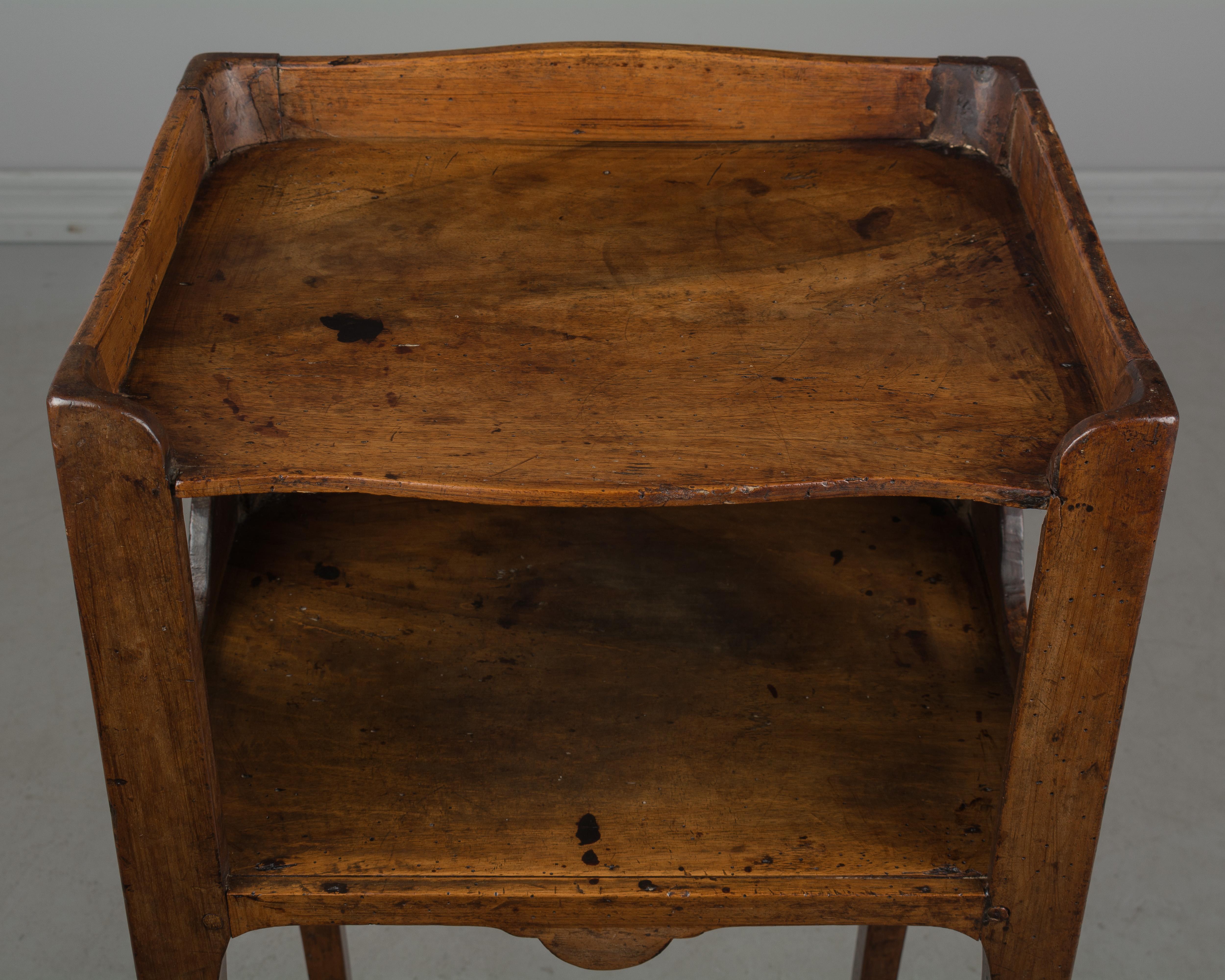 Walnut 18th Century Louis XV Side Table