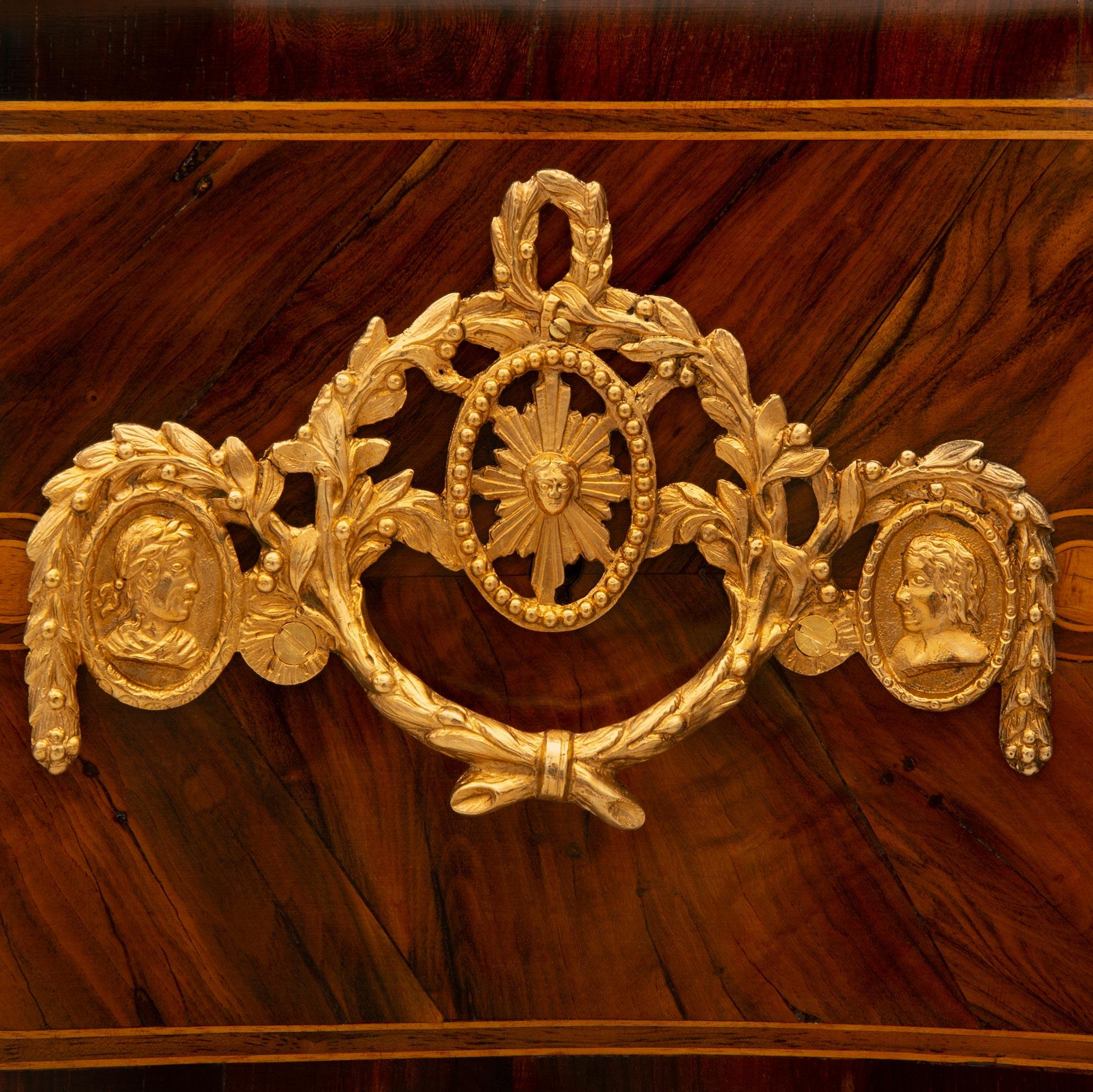 18th Century Louis XV St. Rosewood, Kingwood, Maple, and Ormolu Commmode For Sale 5