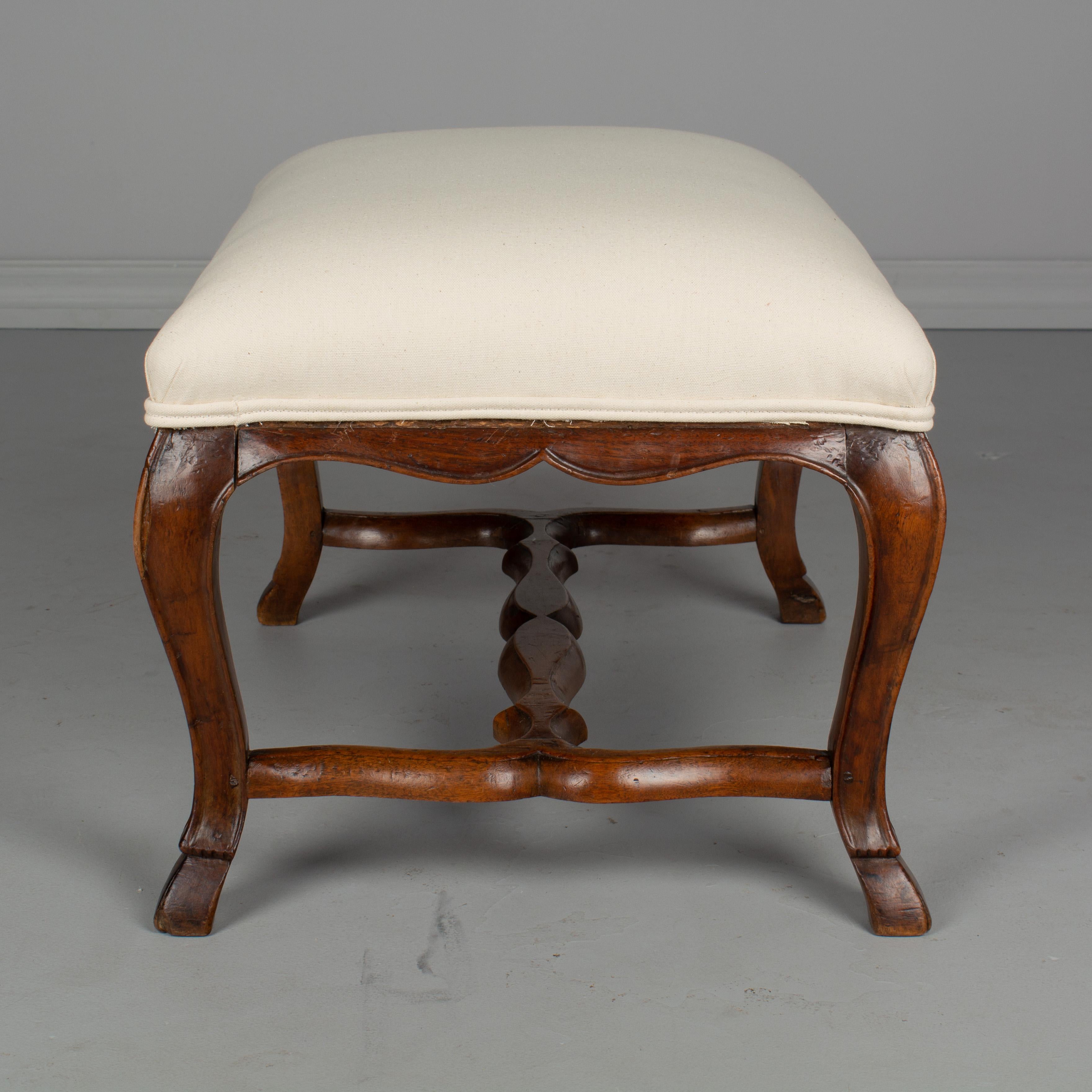 French 18th Century Louis XV Style Foot Stool