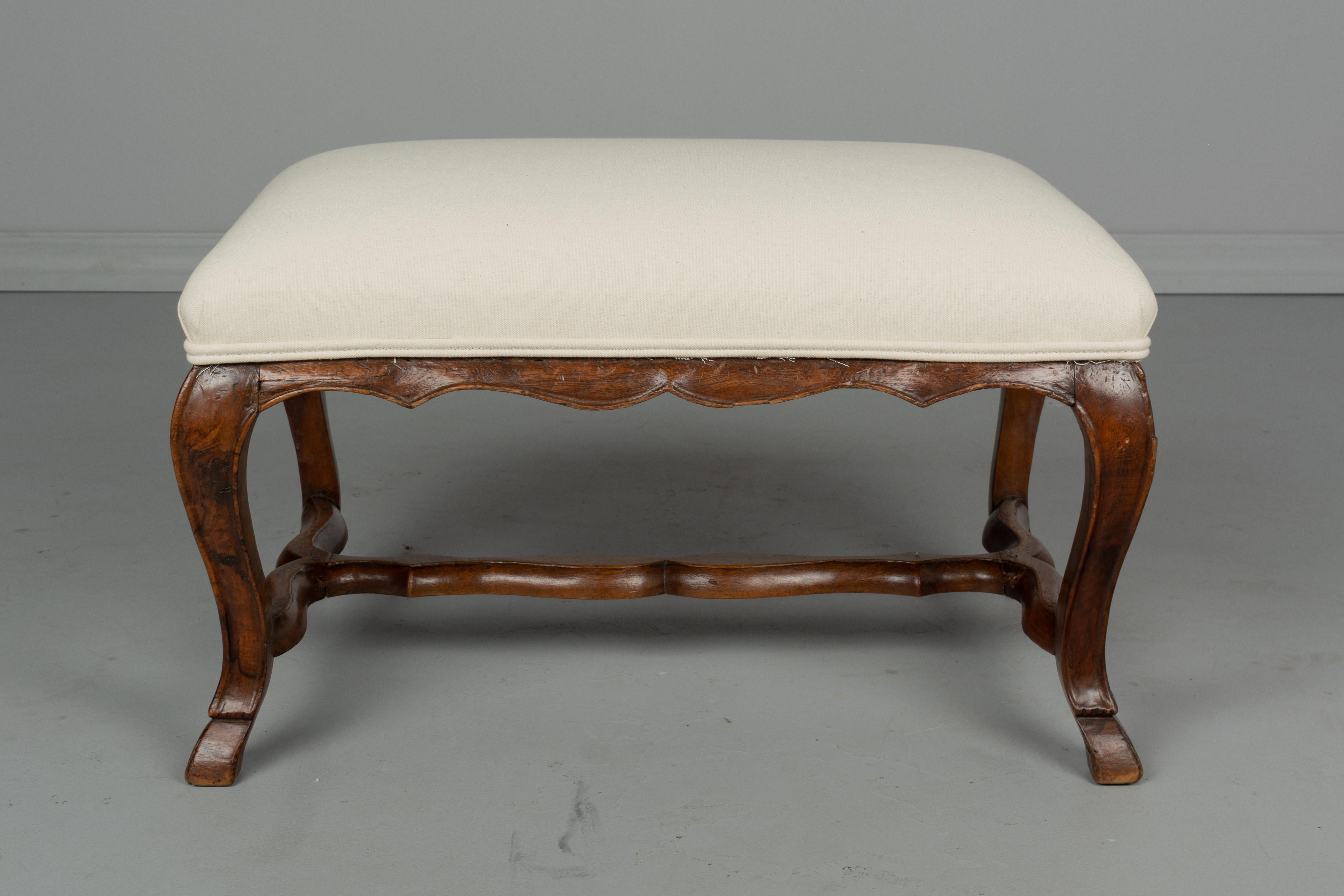 18th Century Louis XV Style Foot Stool In Excellent Condition In Winter Park, FL