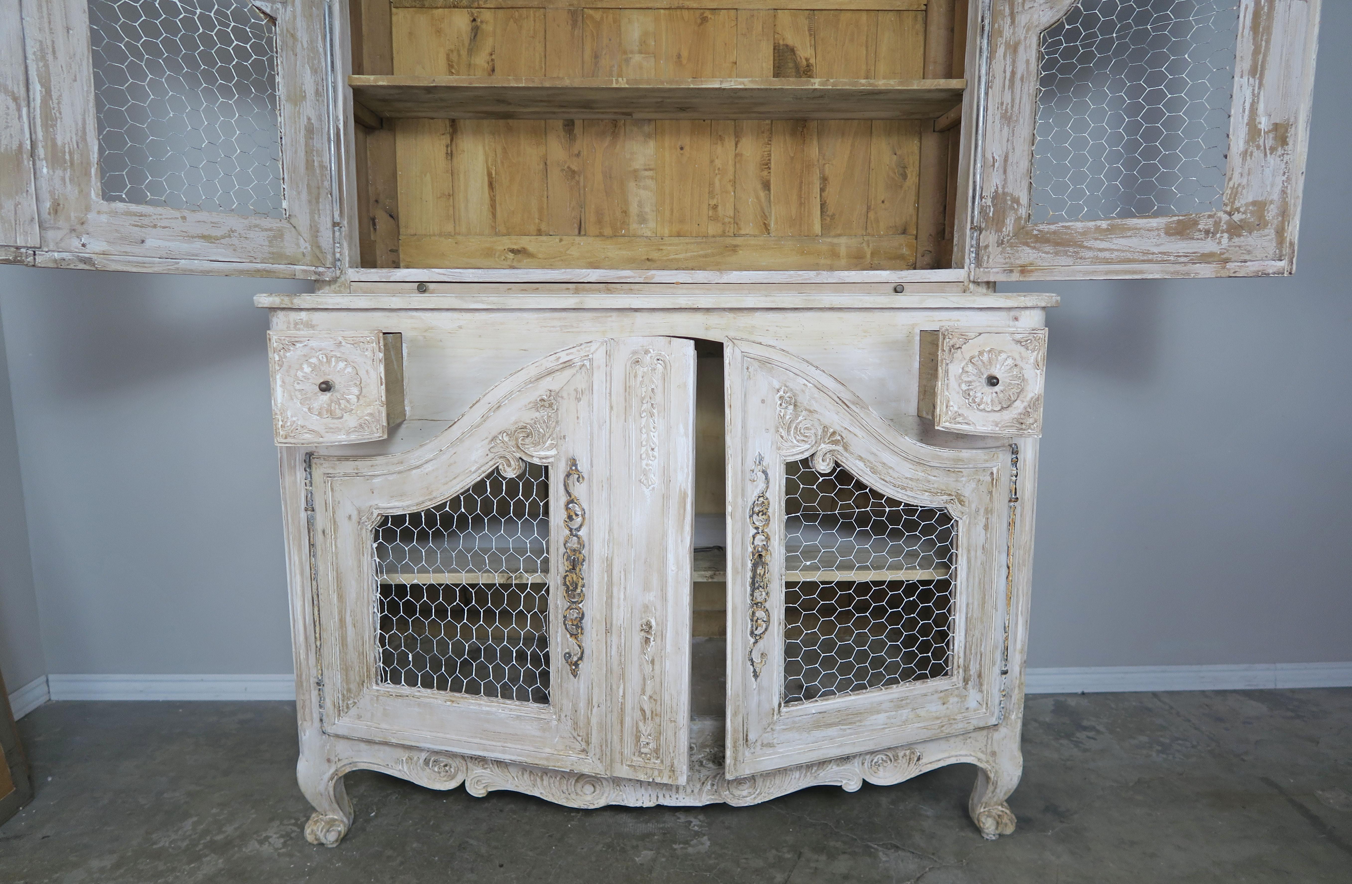 18th Century Louis XV Style Painted Buffet de Corps 2