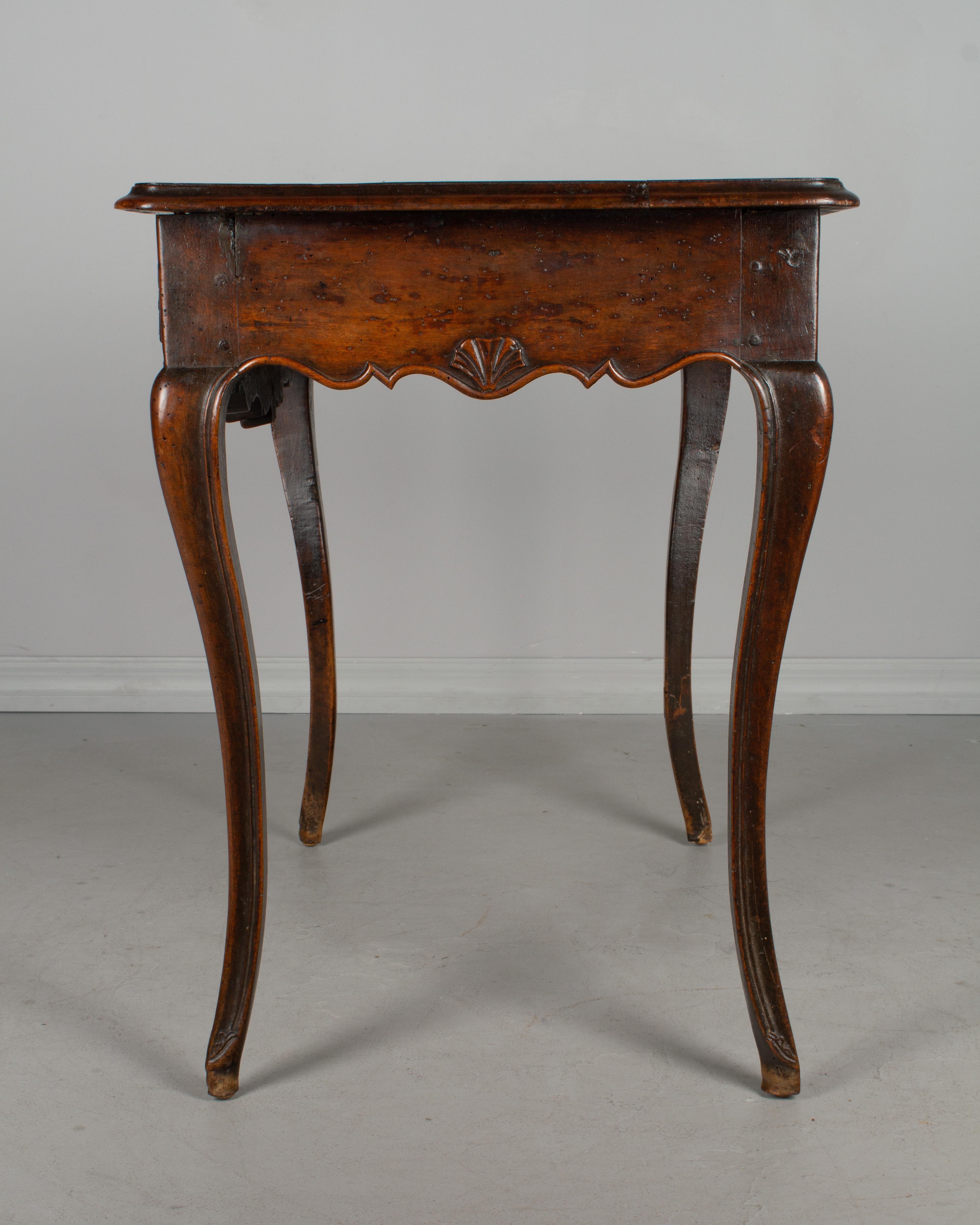 Walnut 18th Century Louis XV Style Writing Table