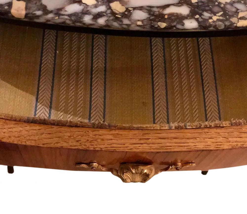 18th Century Louis XV Table With Marble Top In Good Condition For Sale In Dallas, TX