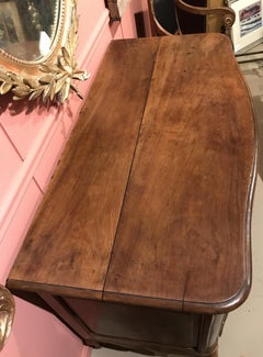 18th Century Louis XV Three-Drawer Walnut Commode