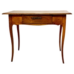 18th Century Louis XV Walnut Table or Ladies Desk