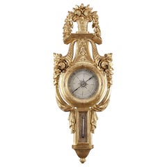 18th Century Louis XVI Barometer and Thermometer