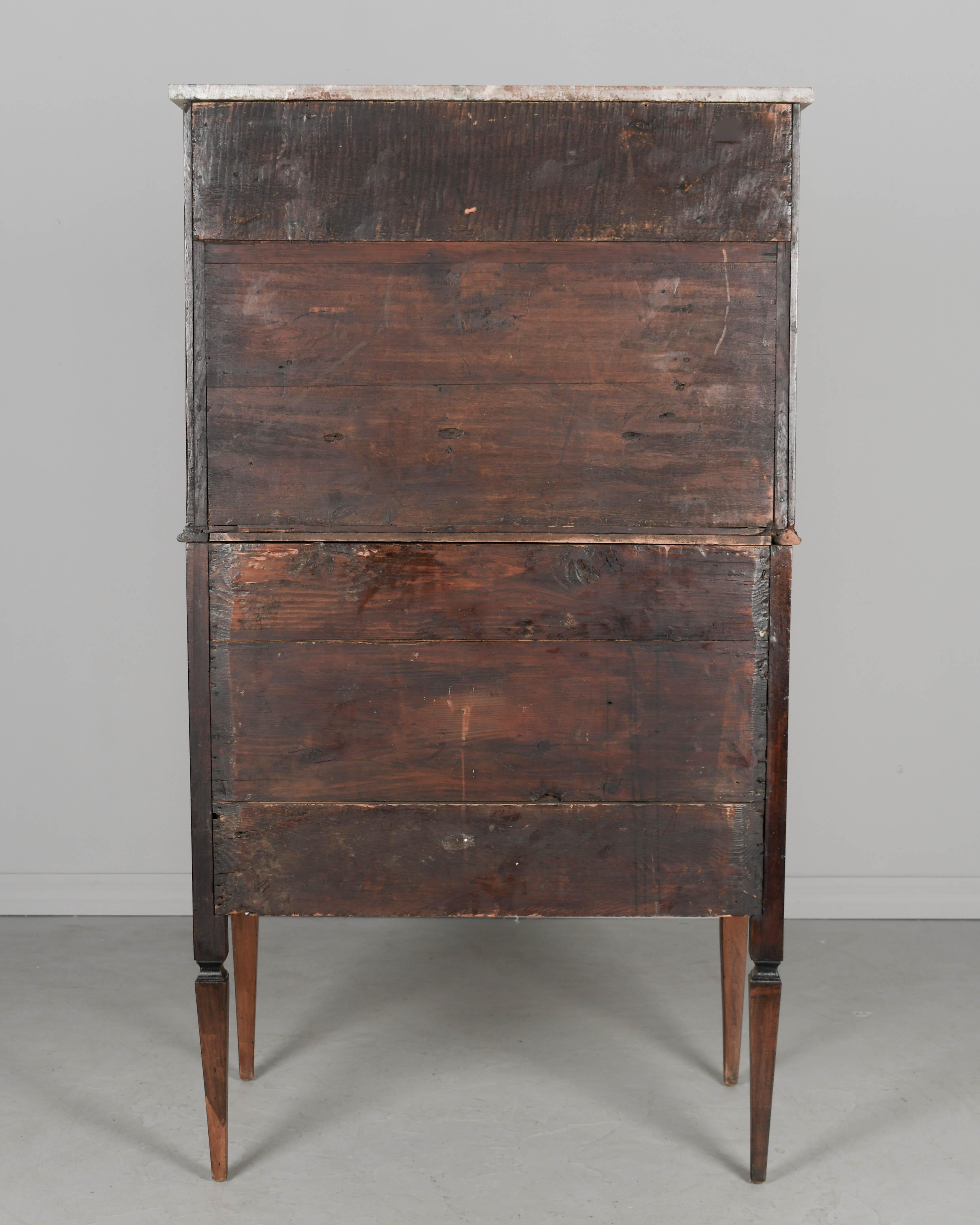 18. Jahrhundert Louis XVI Bureau à Cylindre oder Roll-Top-Schreibtisch im Angebot 7