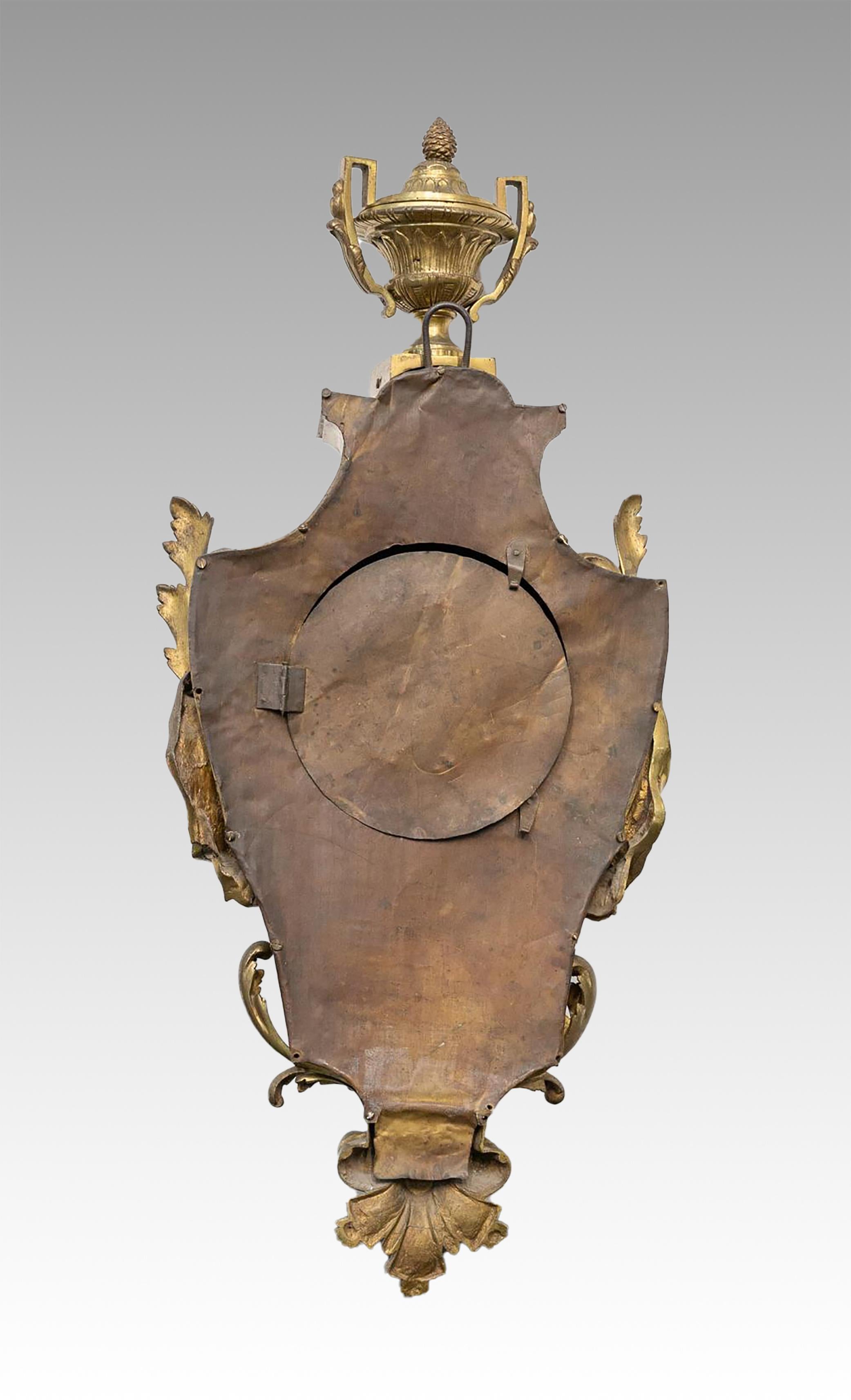 Louis-XVI-Cartel-Uhr aus dem 18. Jahrhundert von Le Nepveu im Zustand „Relativ gut“ im Angebot in Amersham, GB