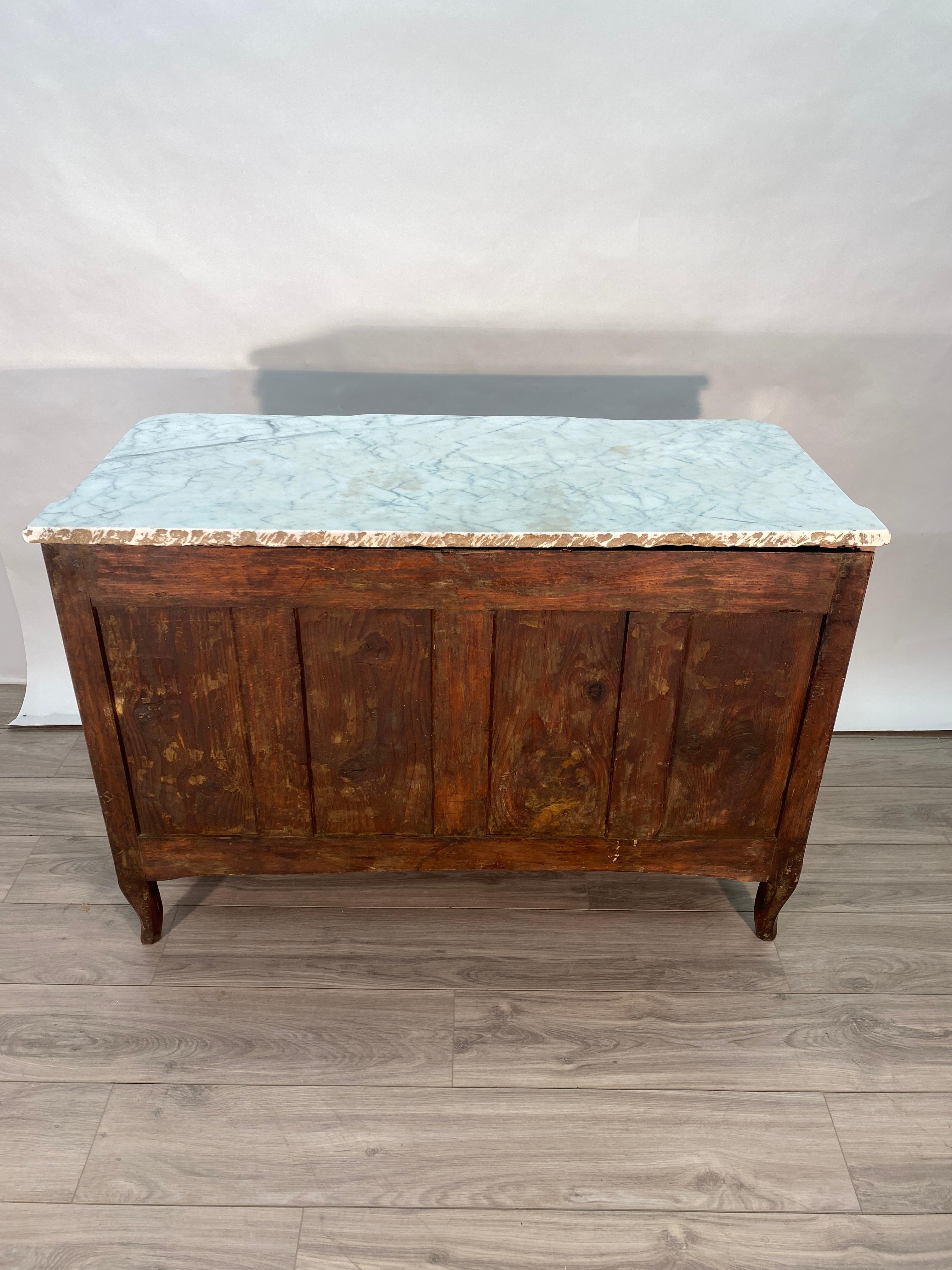 French 18th Century Louis XVI Commode Signed T.C. For Sale