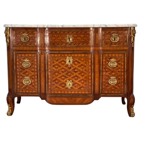 18th Century Louis XVI Commode Signed T.C.