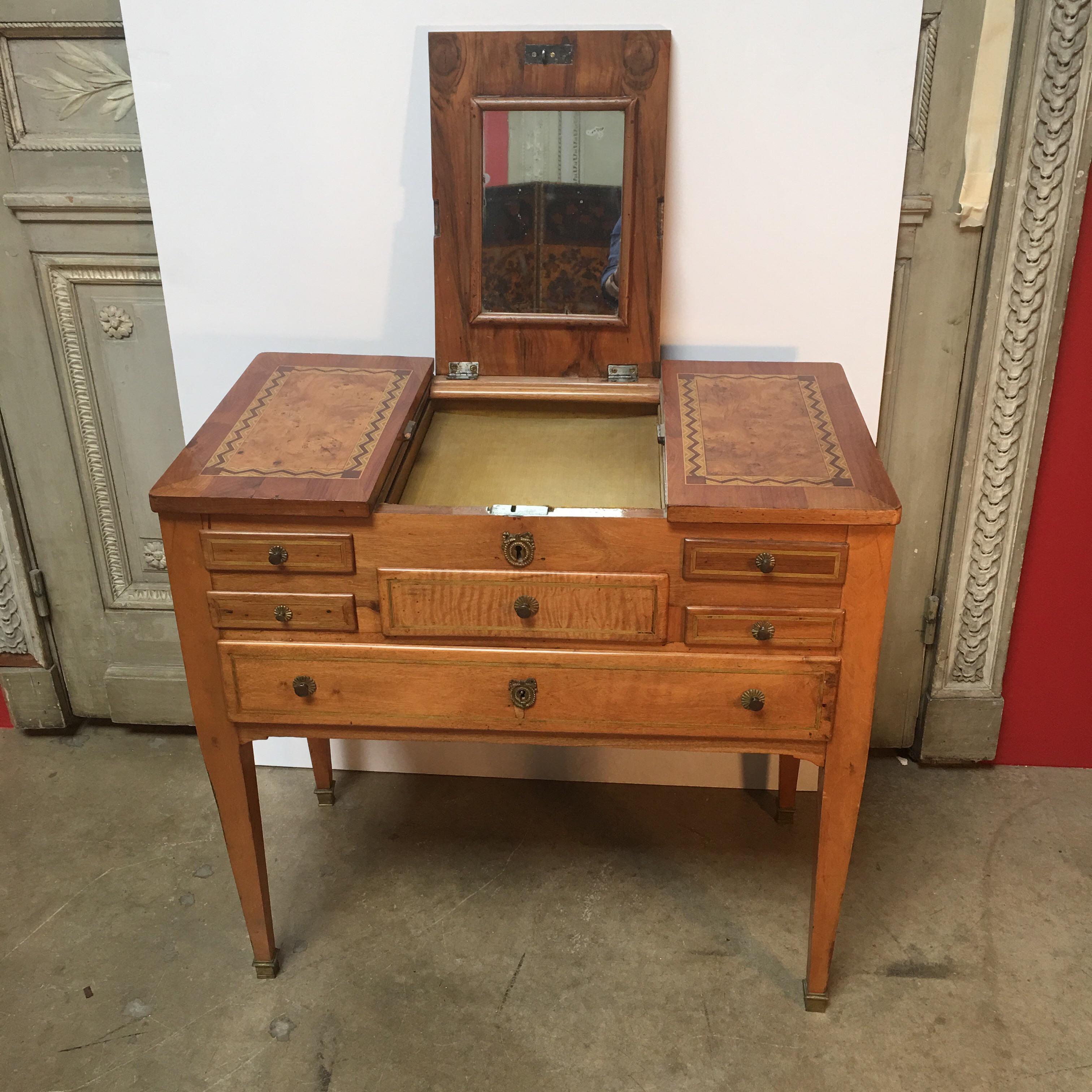 18th Century Louis XVI Dressing Table, Coiffeuse 1