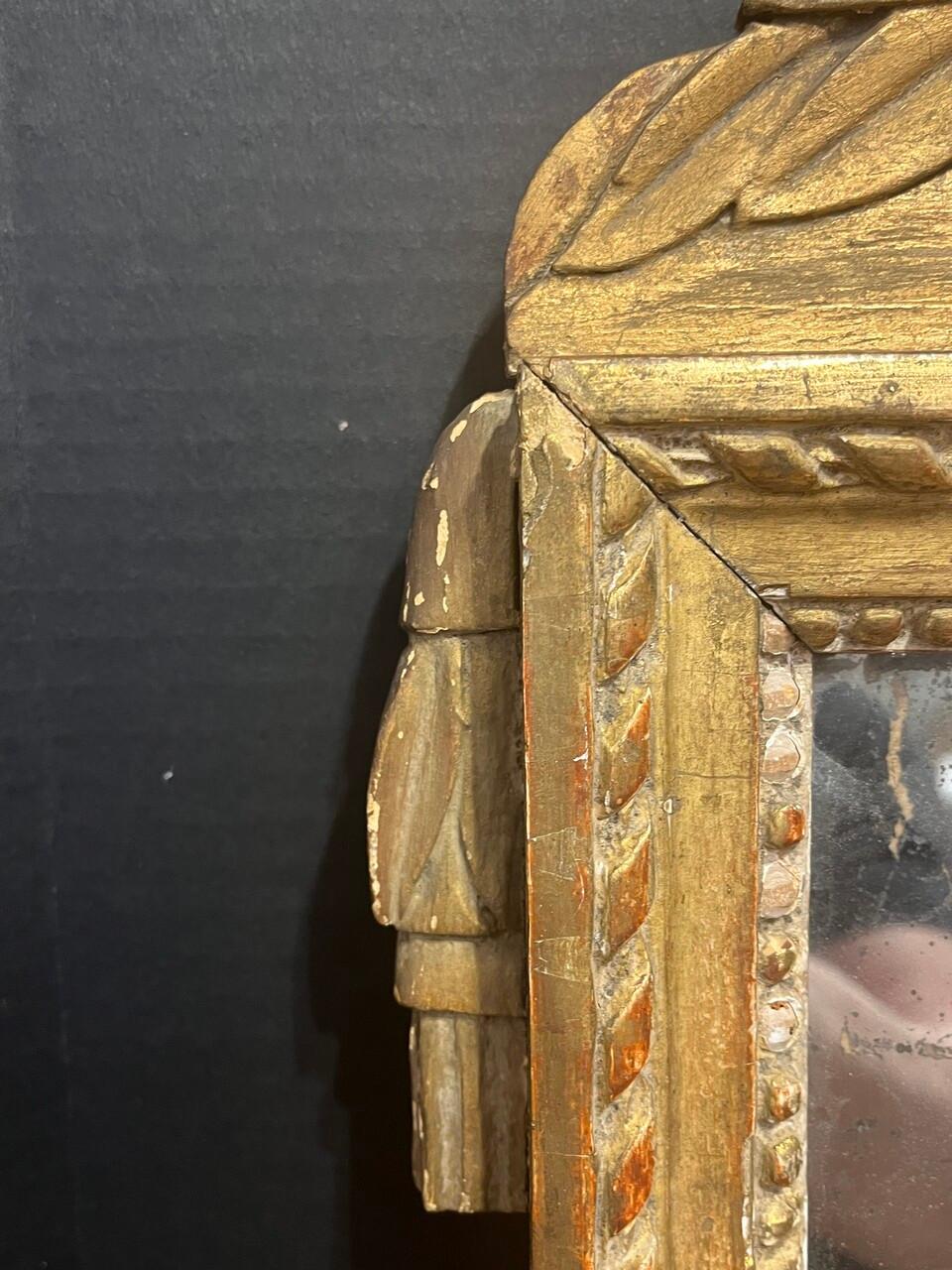 Français XVIIIe siècle Louis XVI  Miroir de mariage français en vente