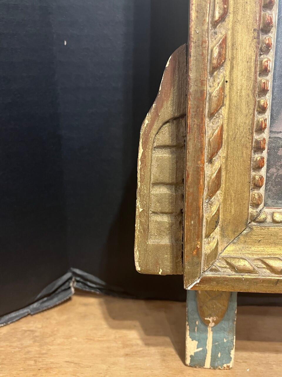 XVIIIe siècle Louis XVI  Miroir de mariage français en vente 1