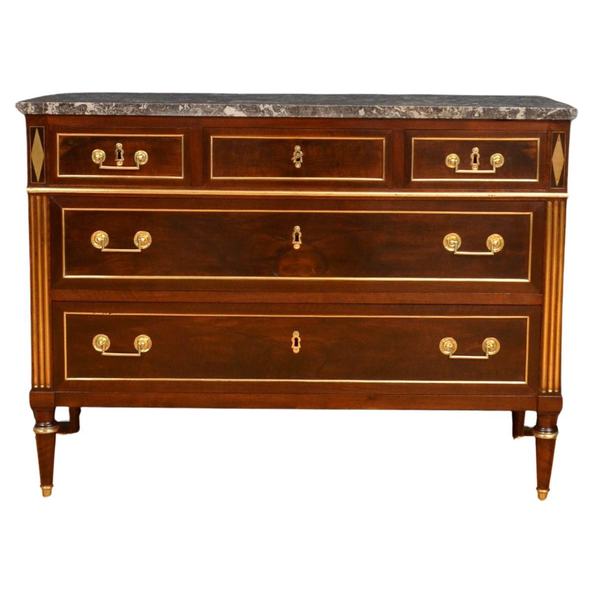 18th Century Louis XVI French Walnut commode
