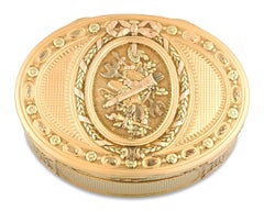 18th Century Louis XVI Gold Snuff Box