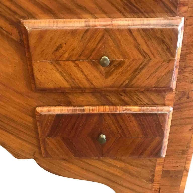 18th Century Louis XVI Italian Marquetry Dressing Table Lift Top Vanity Table 1